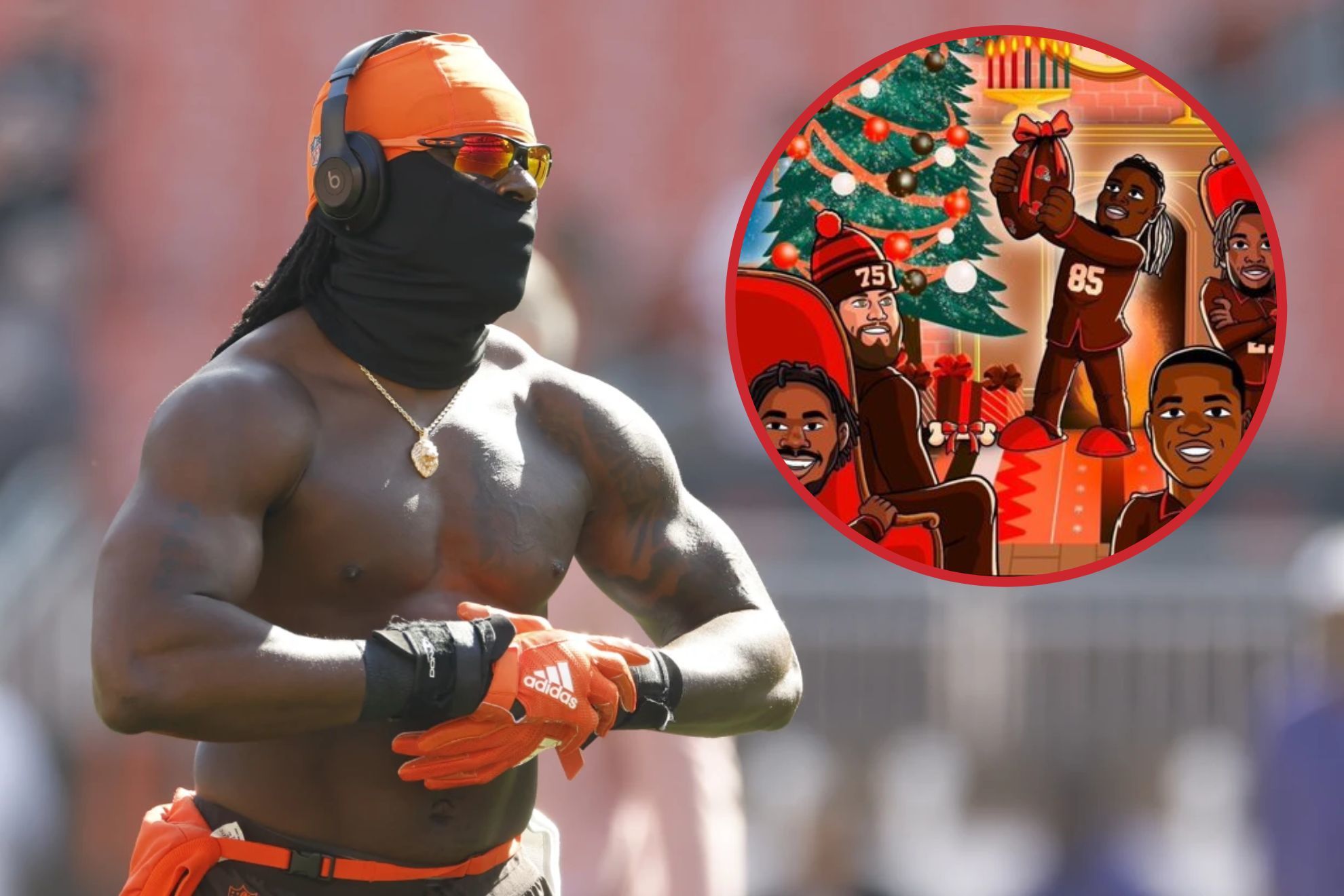 Tight end David Njoku had an epic reply to the Cleveland Browns on Instagram.