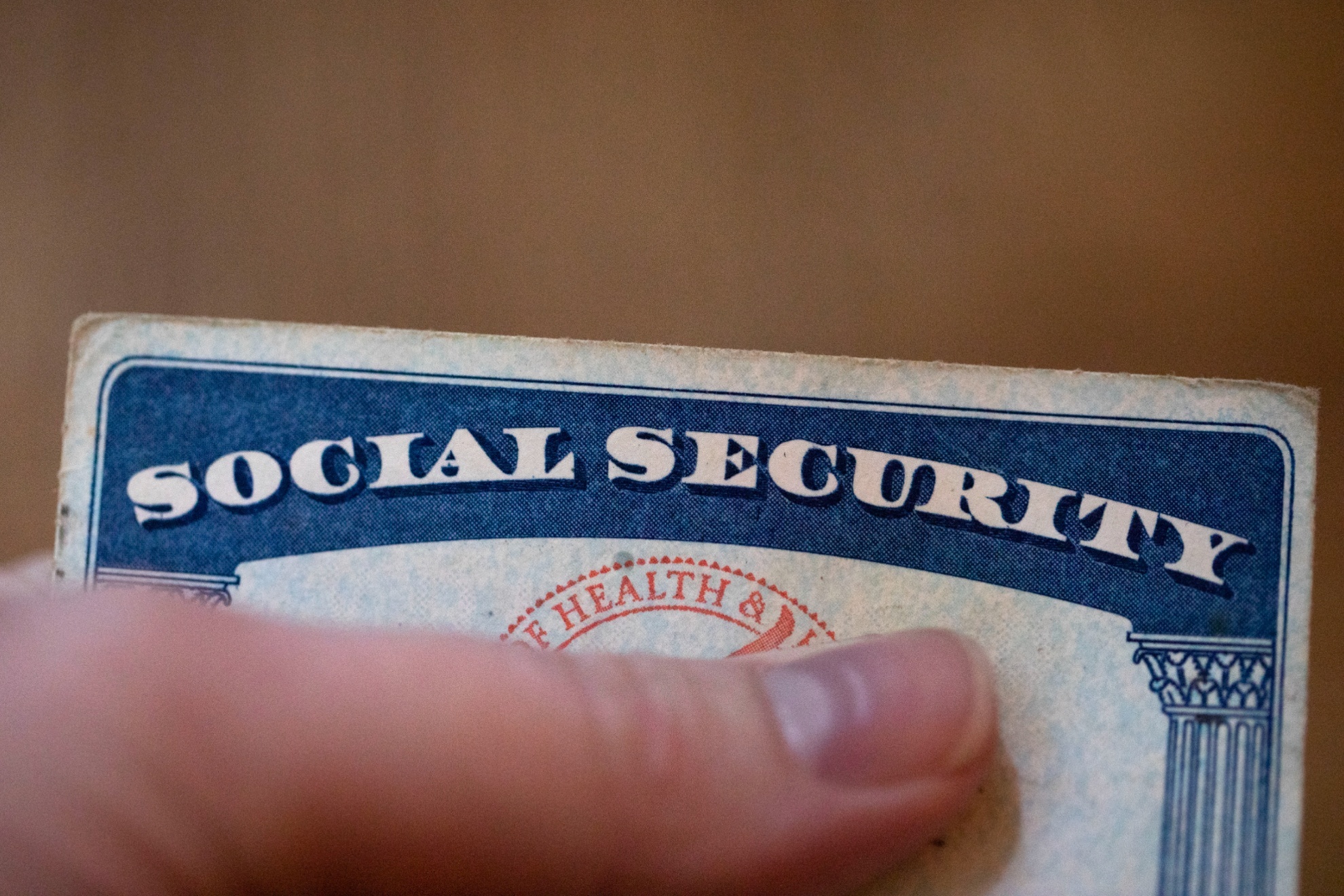 Social Security card.