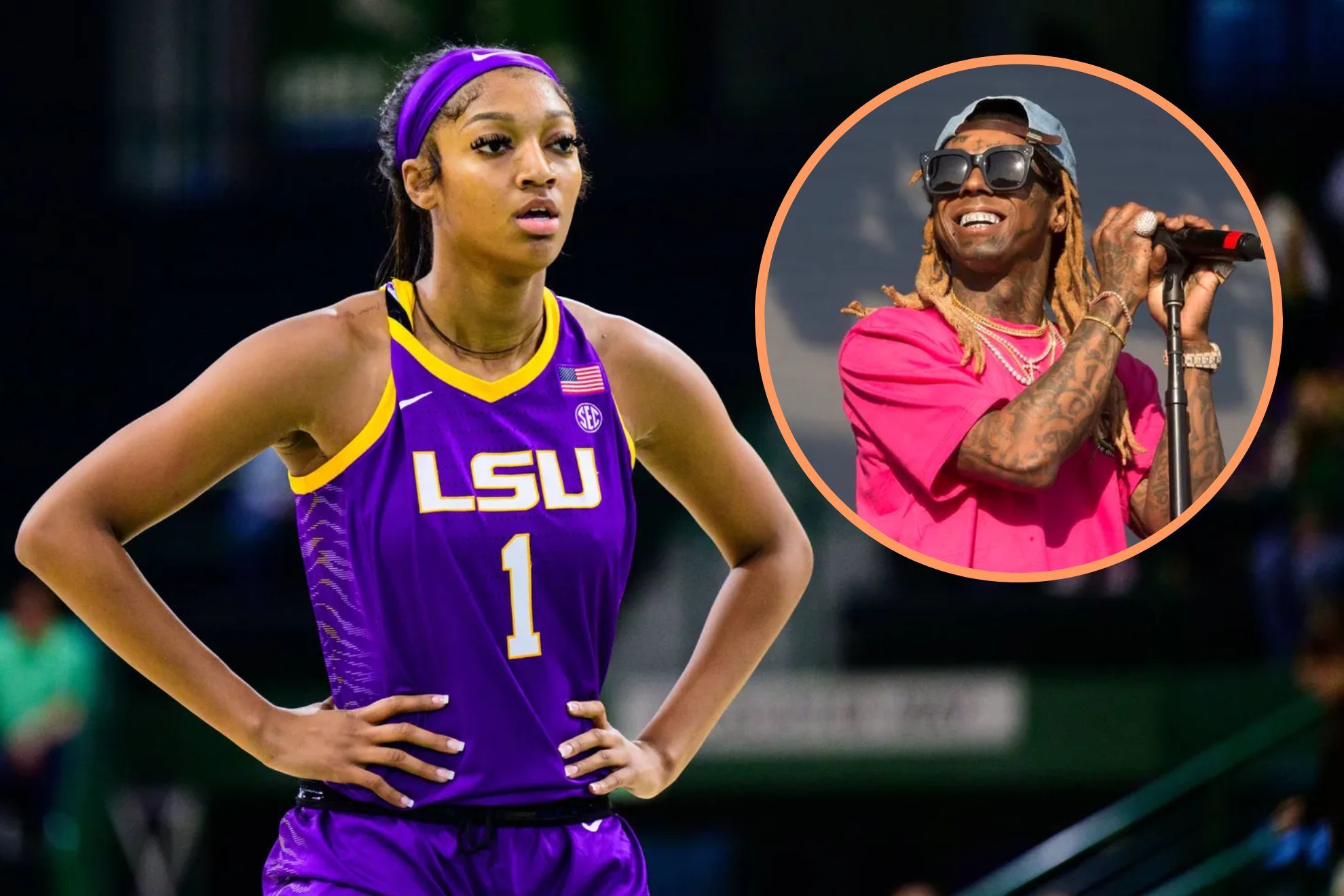 LSU star Angel Reese got some unexpected praise from rap icon Lil Wayne.