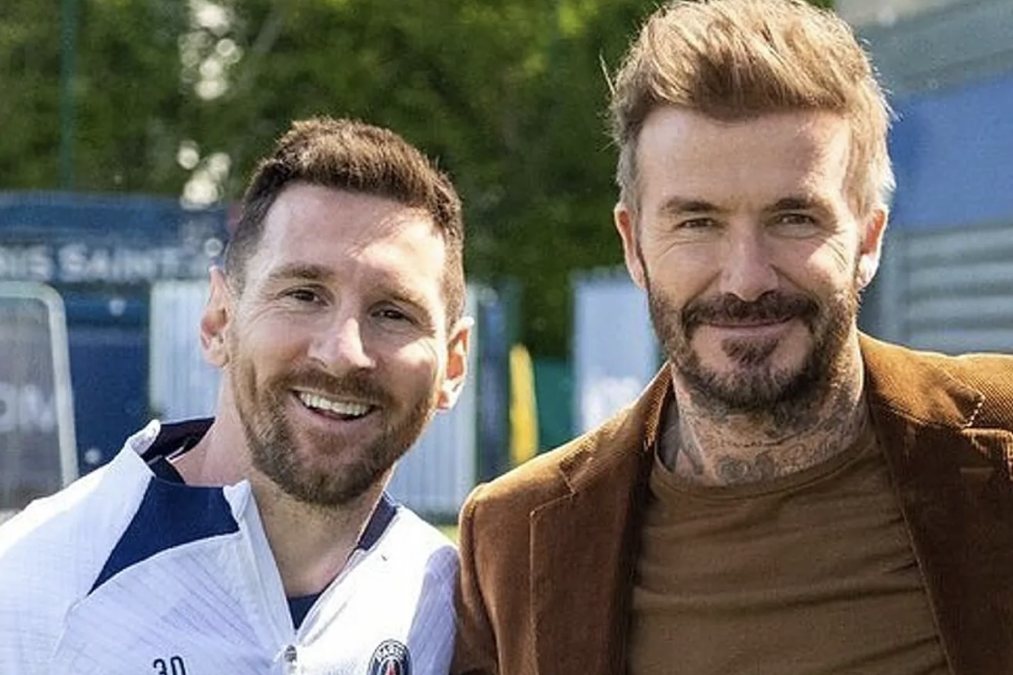 Messi and Inter Miami owner David Beckham