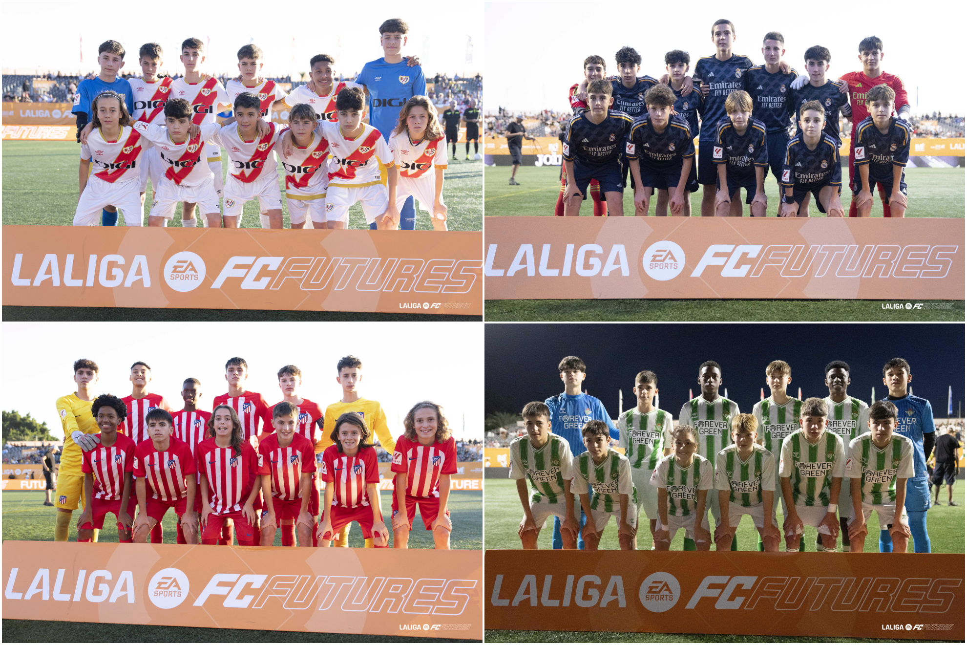 Rayo, Real Madrid, Atltico y Betis, semifinalistas de LaLiga FC Futures.