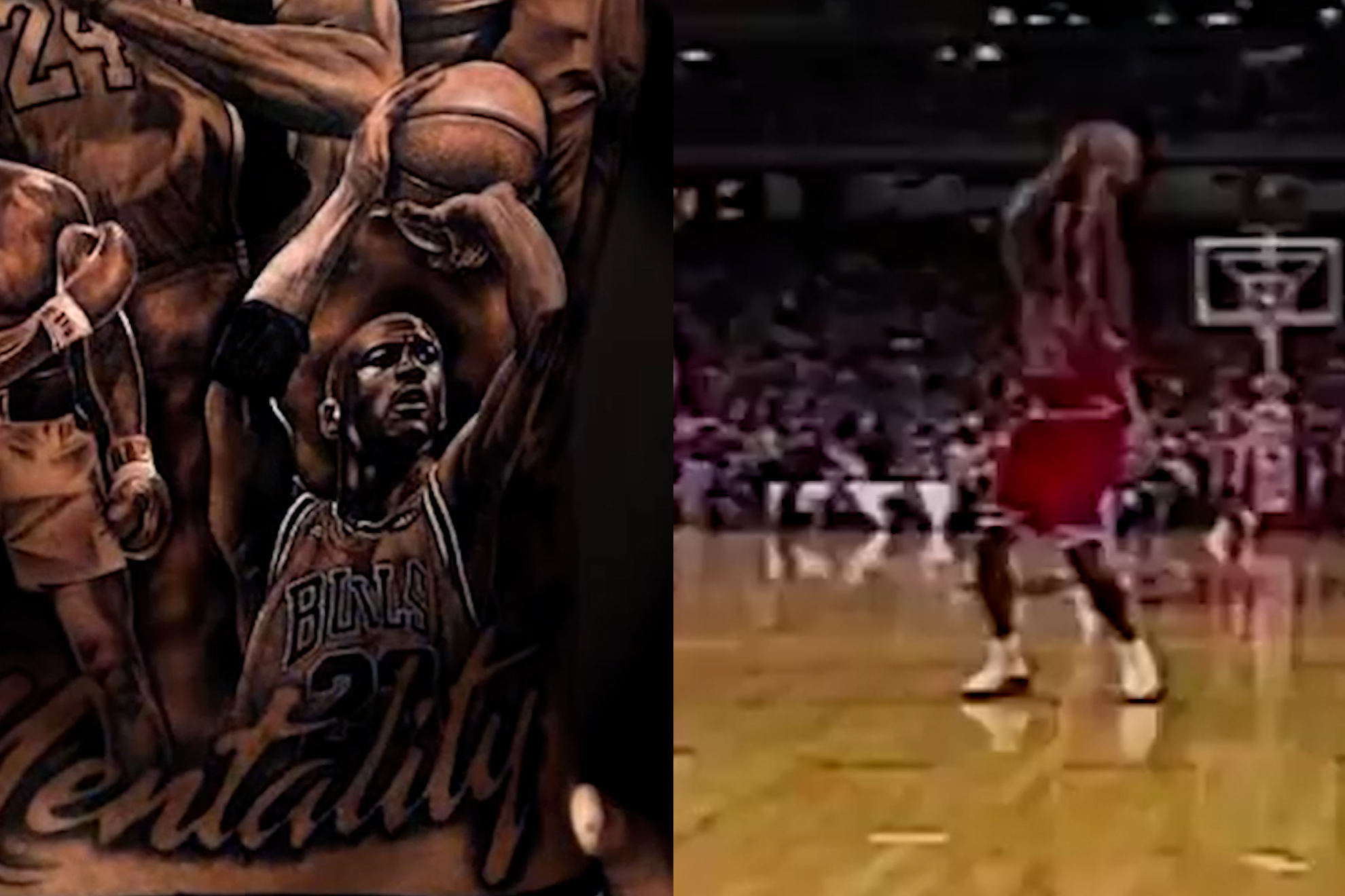 Michael Jordans left-handed free throw goes viral due to Vinicius Jr.s tattoo