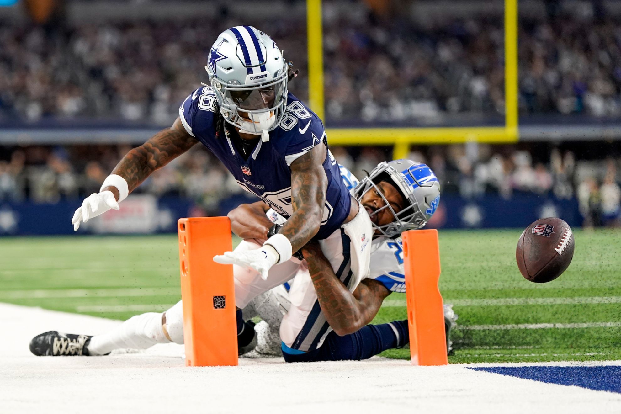 Cowboys WR CeeDee Lamb atones for early blunder with 227 yards in win vs. Lions