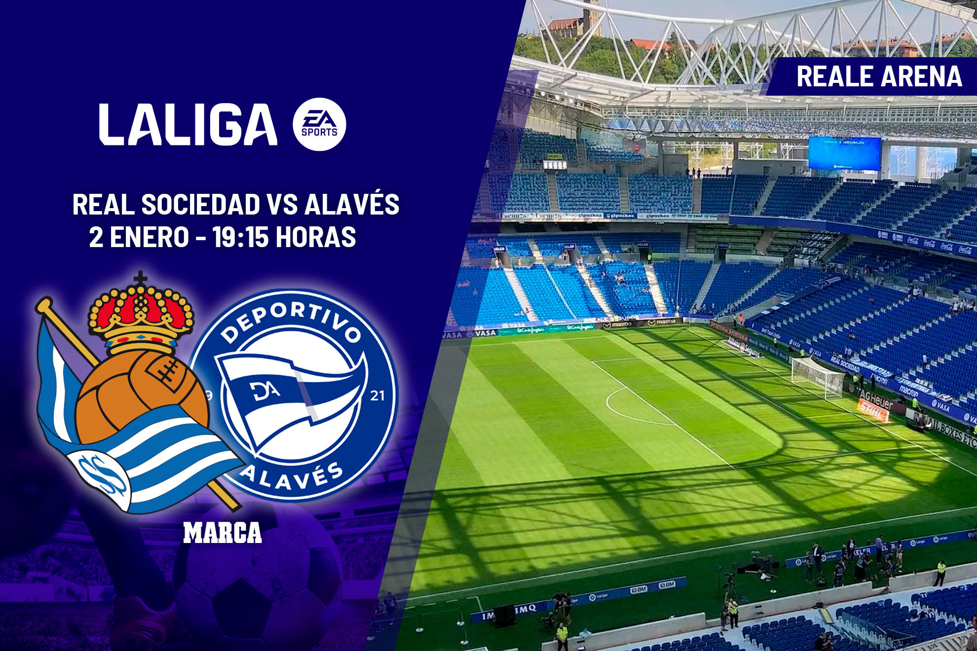 Real Sociedad - Alavs: horario y dnde ver en TV y online LaLiga EA Sports