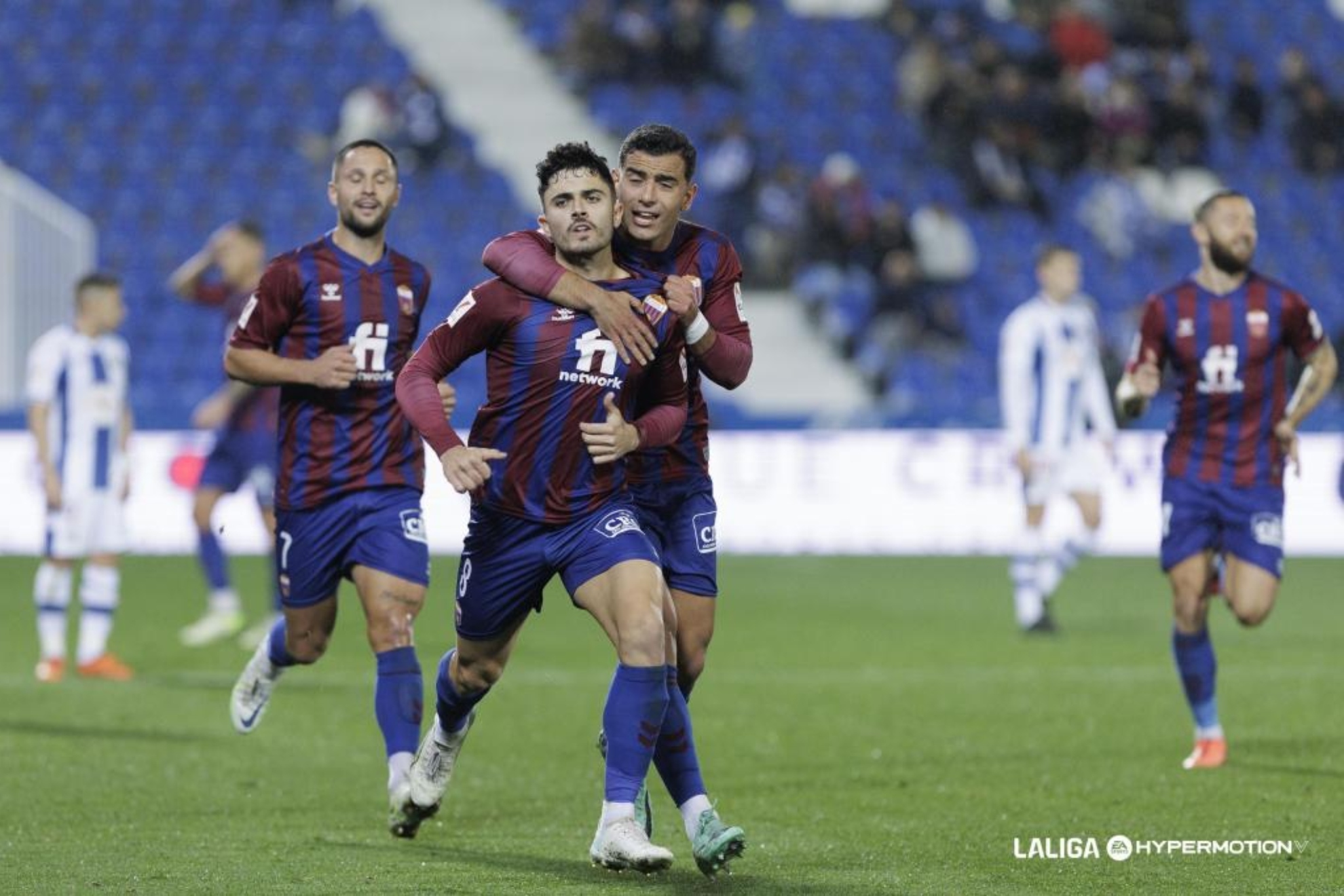 Sergio Ortuño celebra el golazo que marcó al Leganés en la jornada 19 en Butarque.
