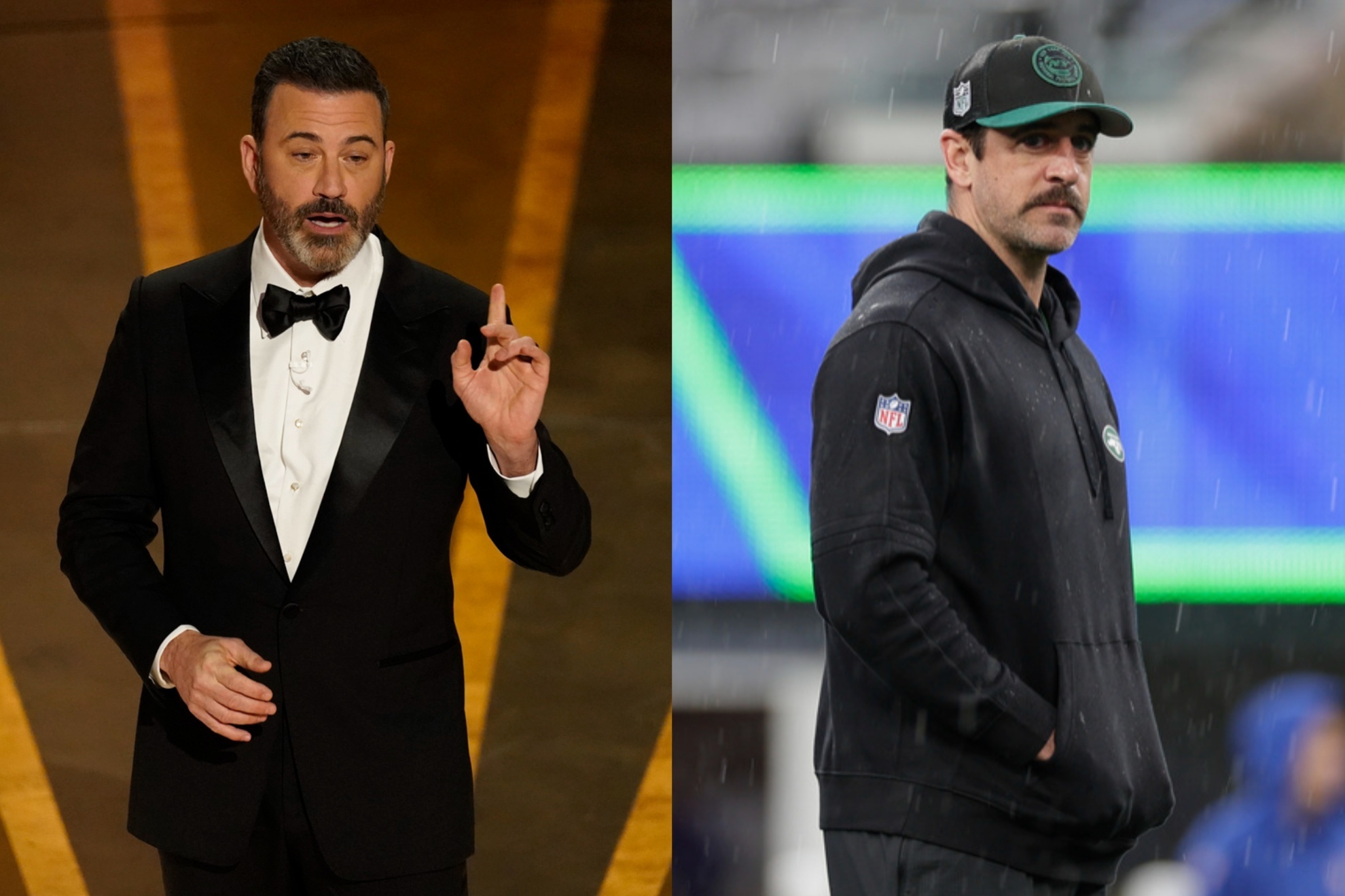 Kimmel called Rodgers a tin-foil hatter back early in 2023.