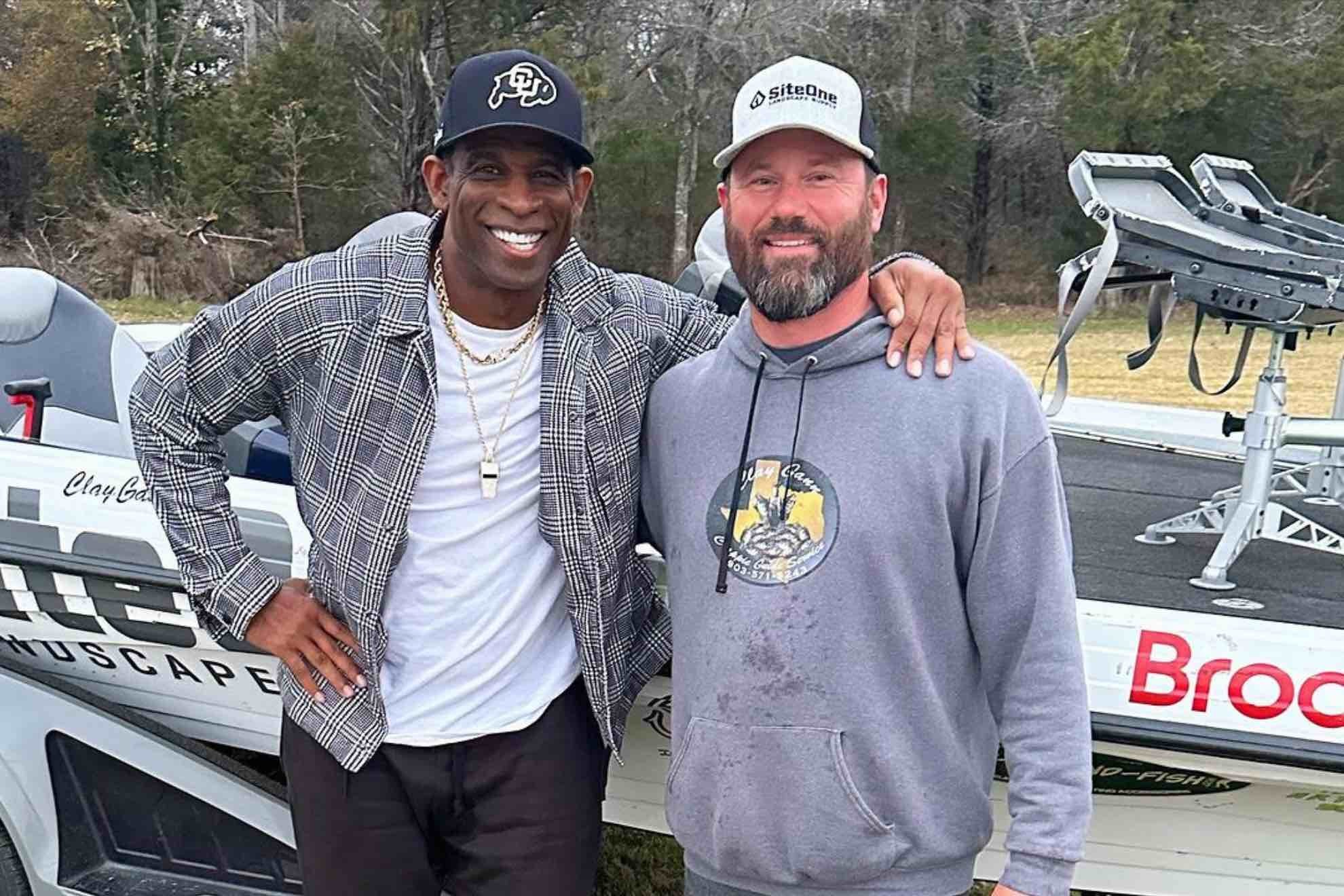 Deion Sanders loves fishing and other outdoor activities