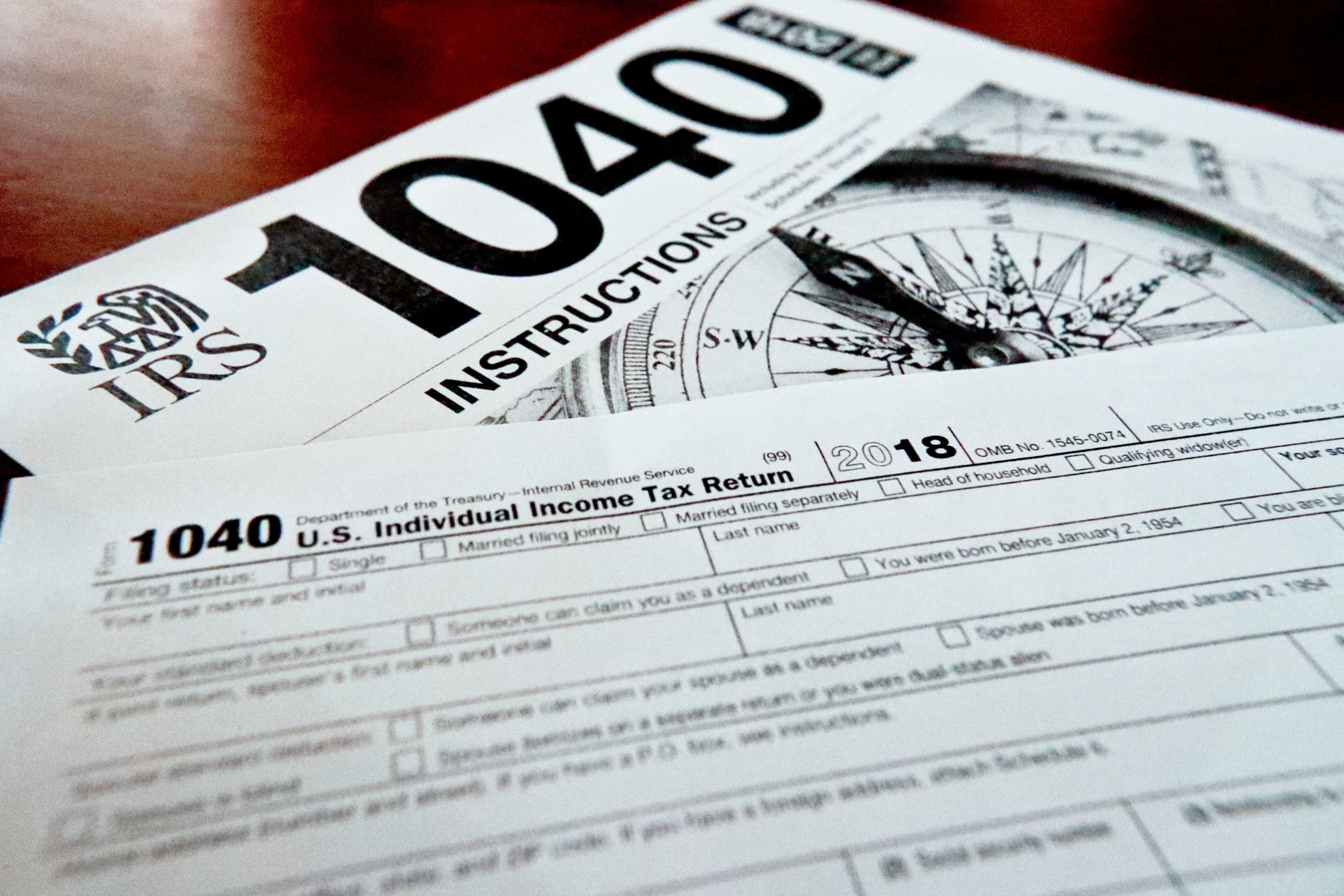 Internal Revenue Service taxes forms.