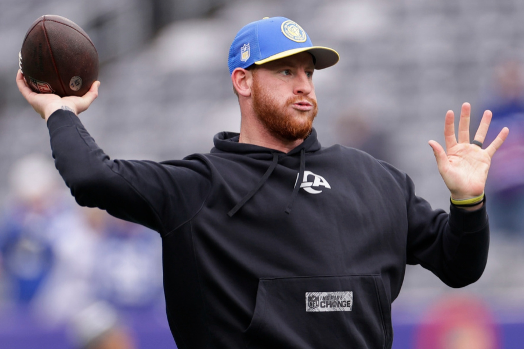 Carson Wentz will start for the Rams on Week 18 against the San Francisco 49ers