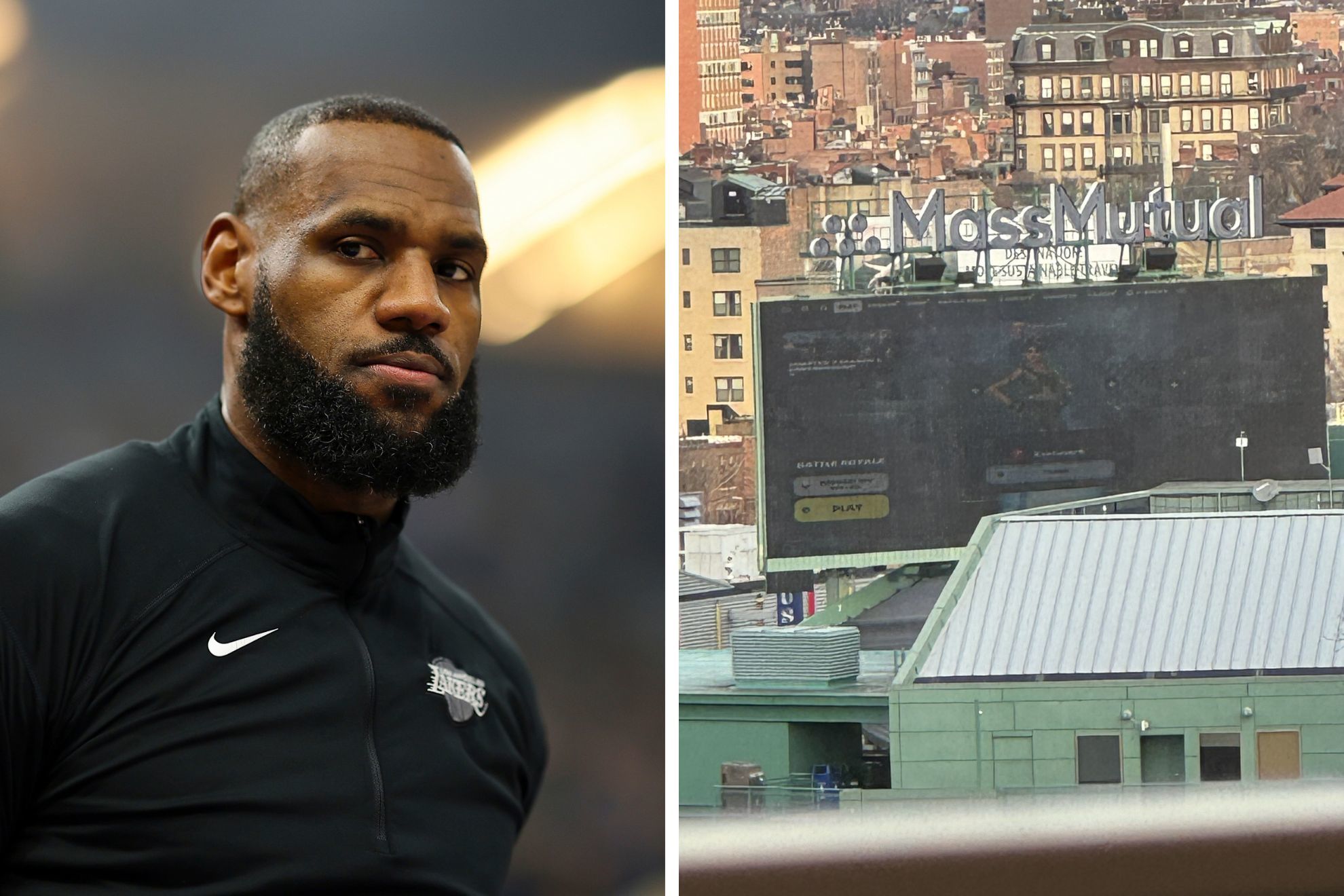 LeBron James calls next on Fenway Parks jumbotron after someone used it to play Fortnite