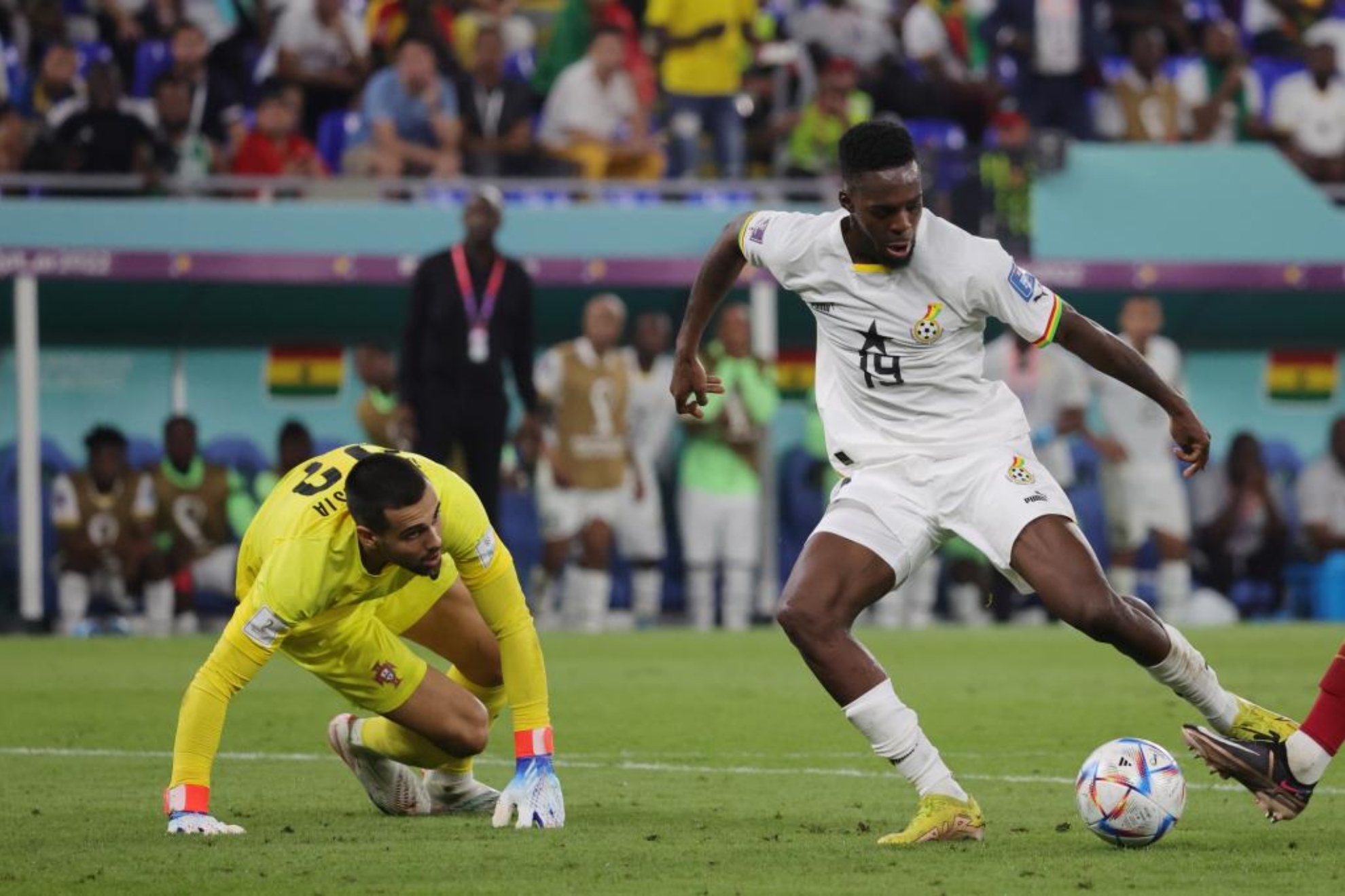 Williams, en el Mundial 2022 con Ghana.