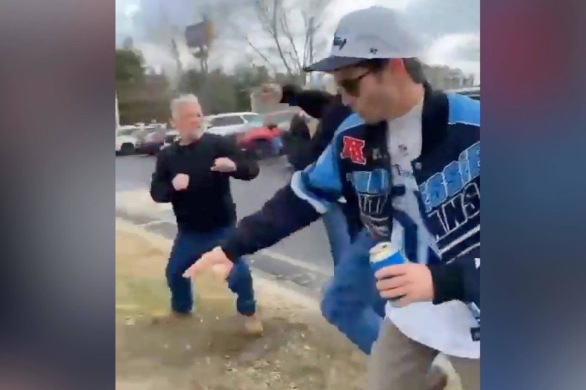 Tennessee Titans fan fight turns ugly as beatdown spills into parking lot
