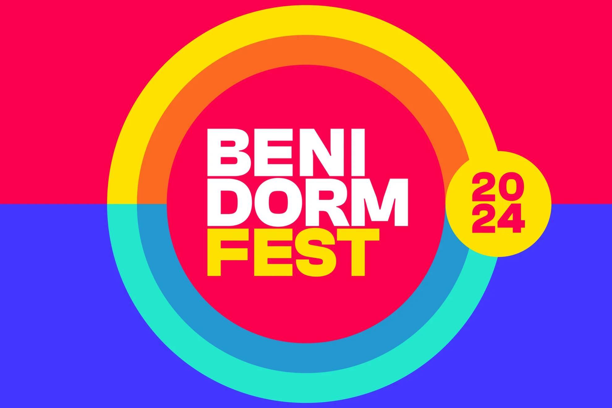Cartel promocional del Benidorm Fest en 2024.
