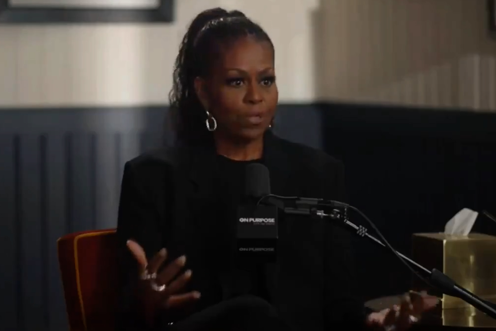 Michelle Obama expressed deep concern about the upcoming 2024 election