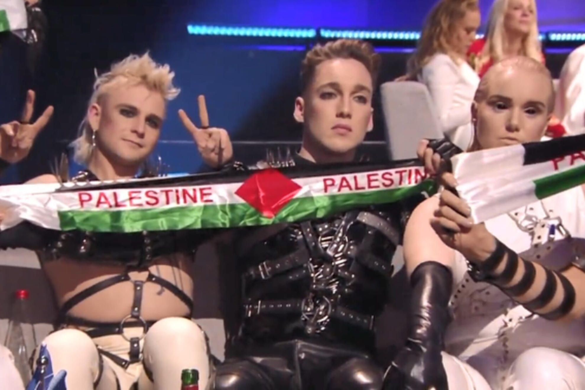 Los participantes de Islandia mostraron su apoyo a Palestina en 2019. YOUTUBE
