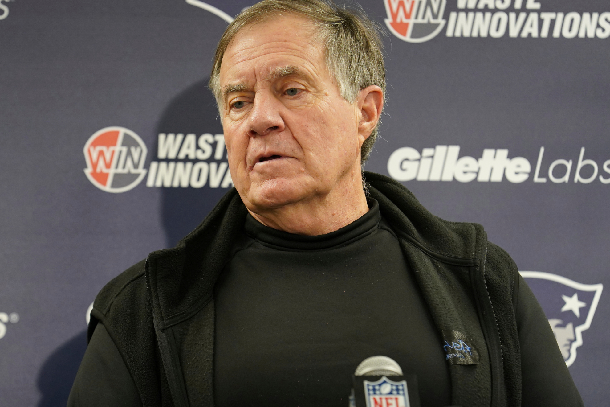 Belichick is 27 wins away from becoming the NFLs all-time winningest coach.