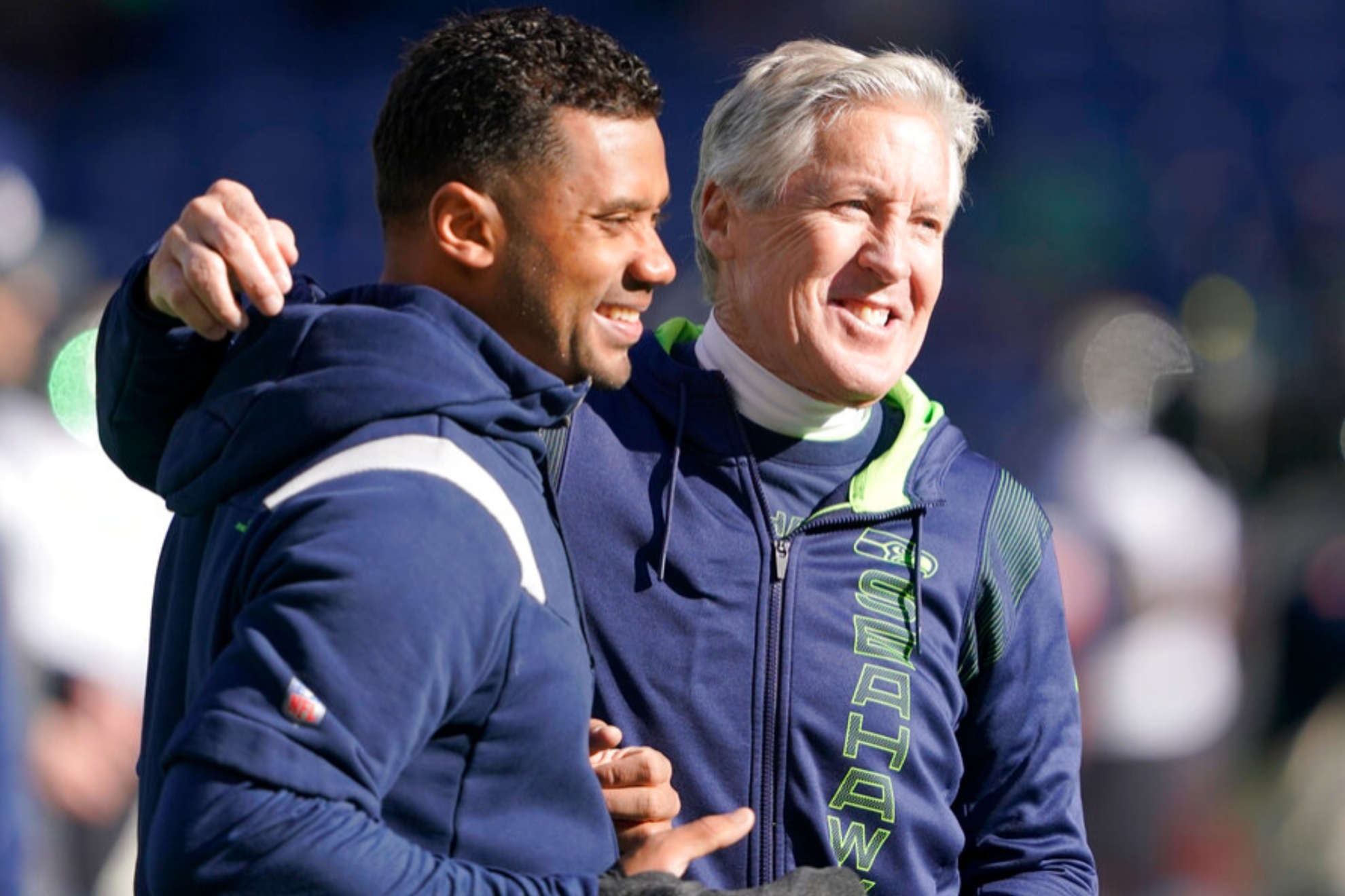 Russell Wilson calls Pete Carroll one of the best NFL coaches ever