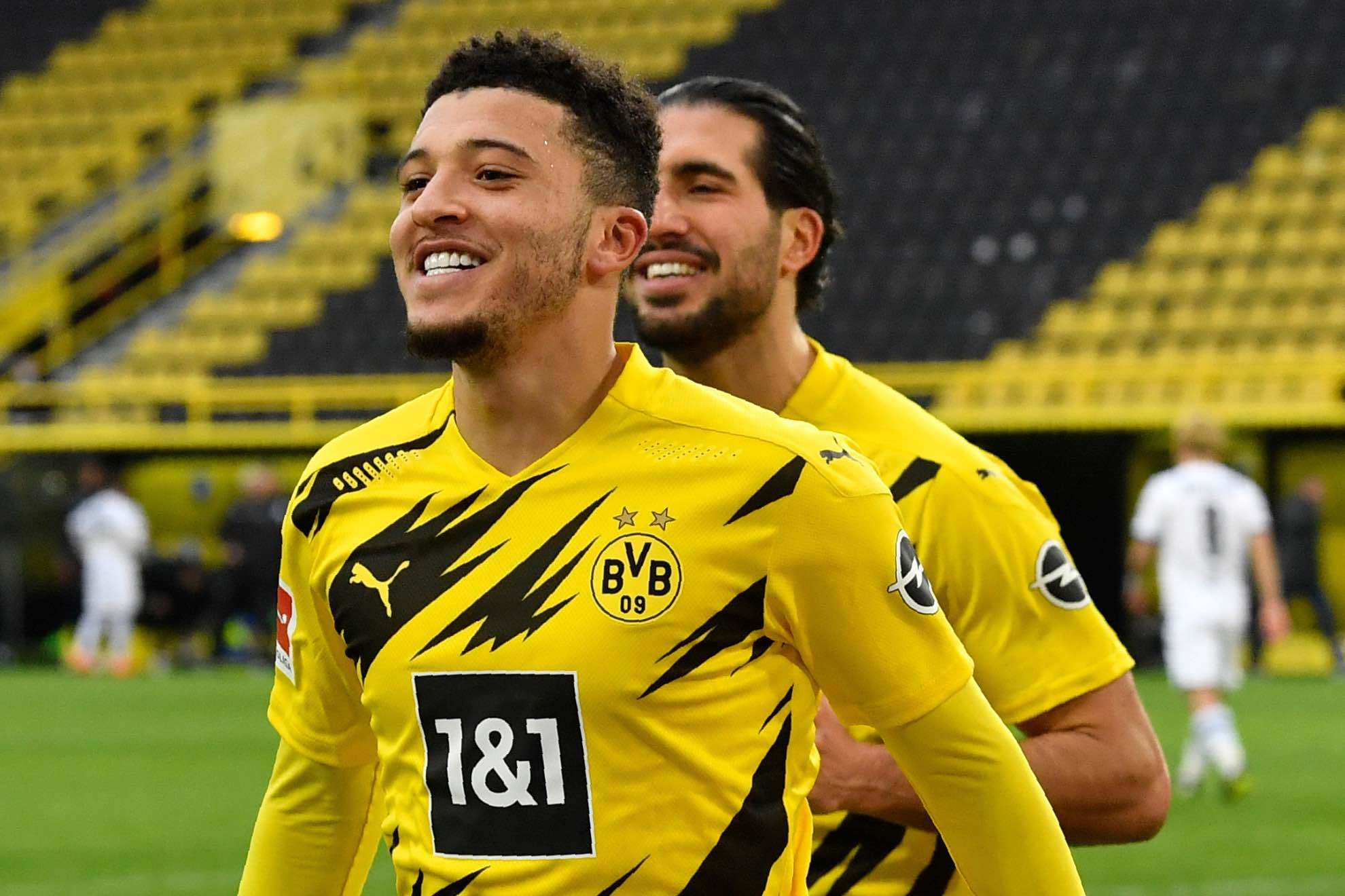Jadon Sancho returned to Borussia Dortmund on loan