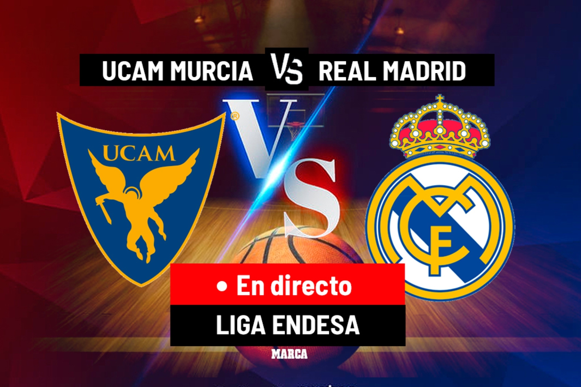UCAM Murcia-Real Madrid, en directo