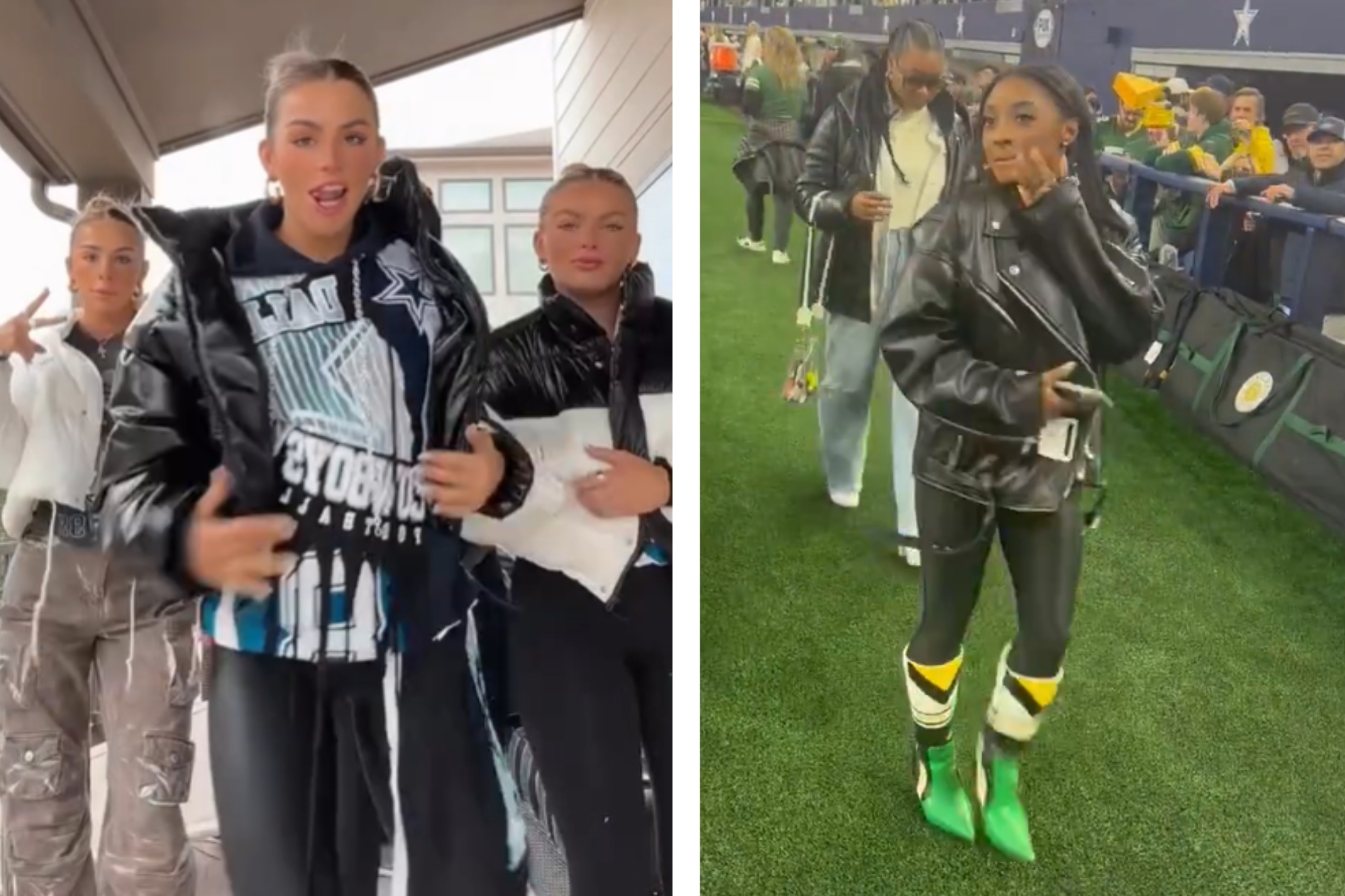 The celebrities were out for Sundays Cowboys-Packers clash