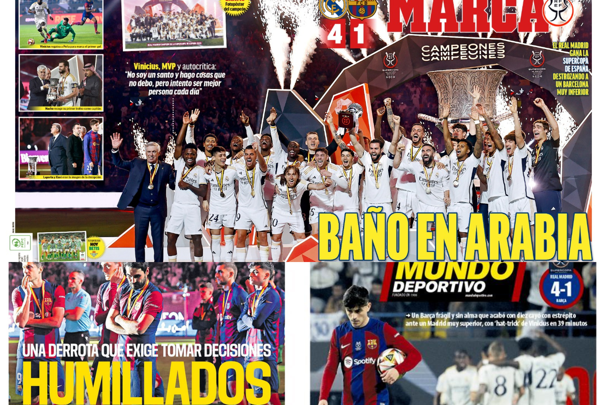 Las portadas y webs del da: duras crticas al Barcelona de Xavi