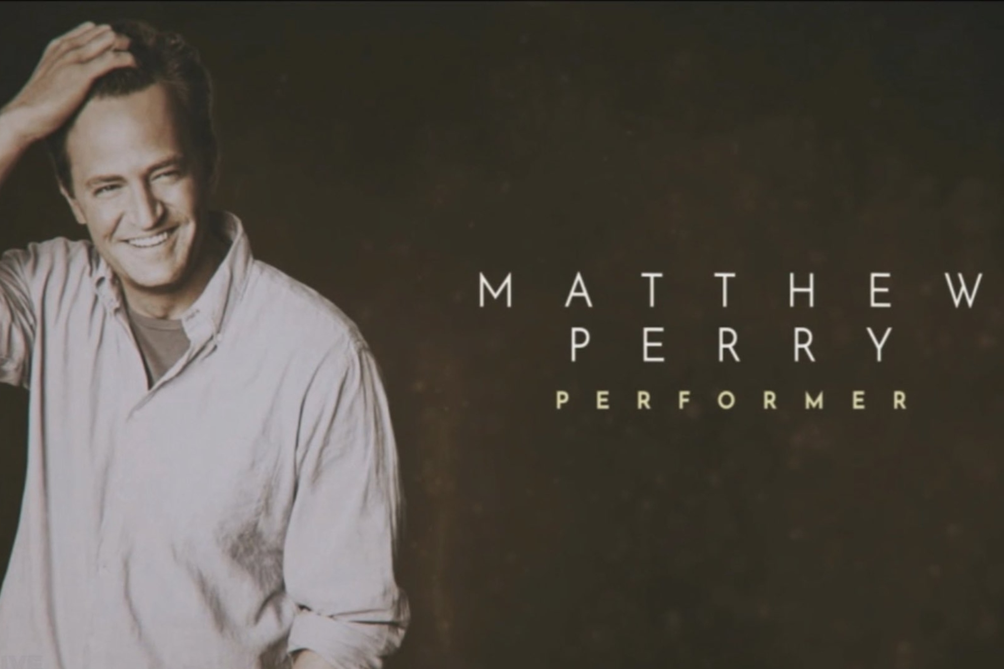 Emmy Awards pay touching tribute to Matthew Perrys passing