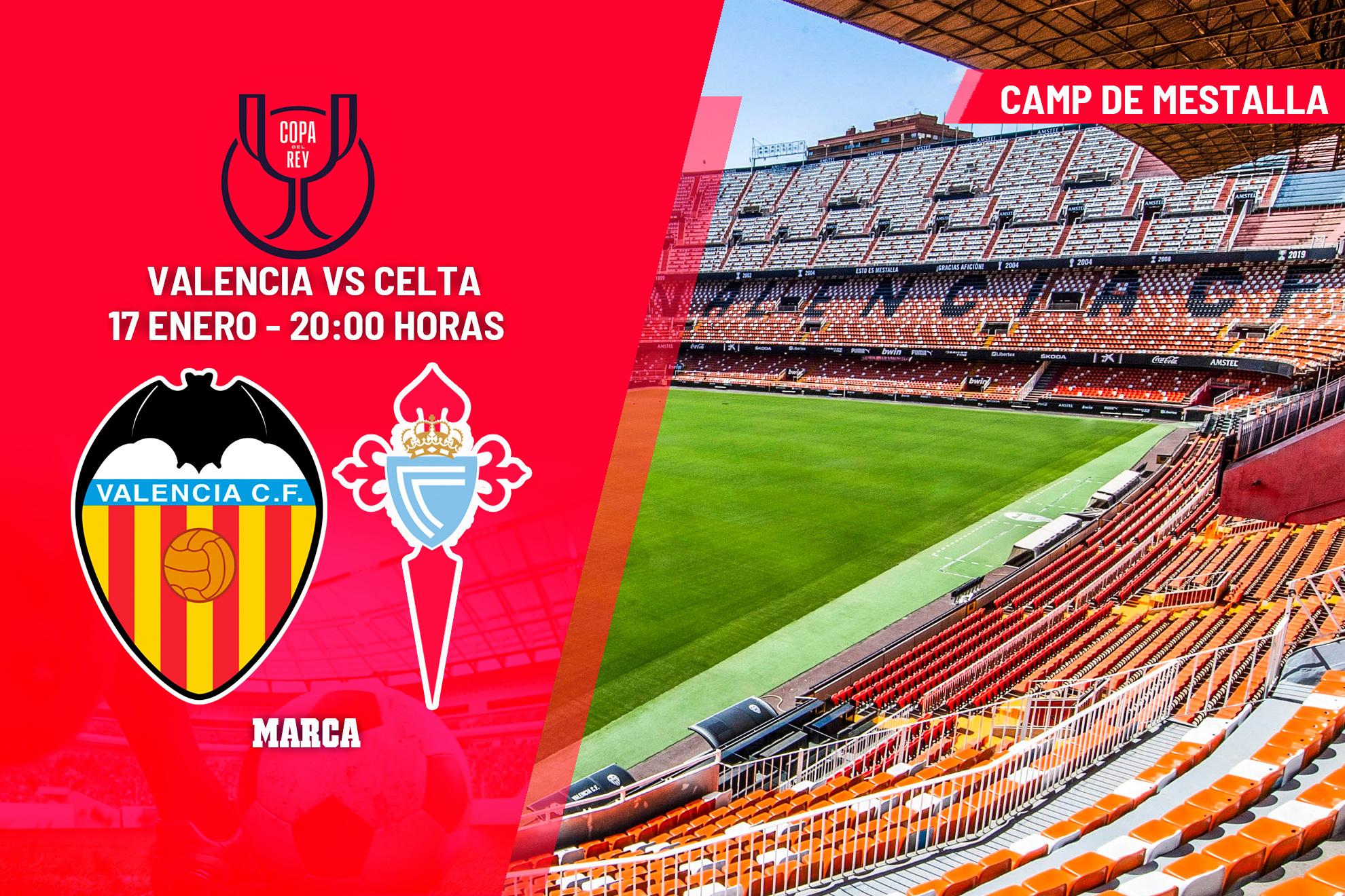 Valencia - Celta: resumen, resultado y goles