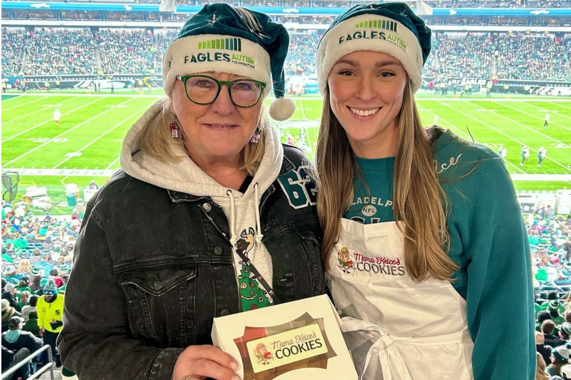 Fascia Reversibile Per Donna – Stampe Philadelphia Eagles (Fatte A Mano)