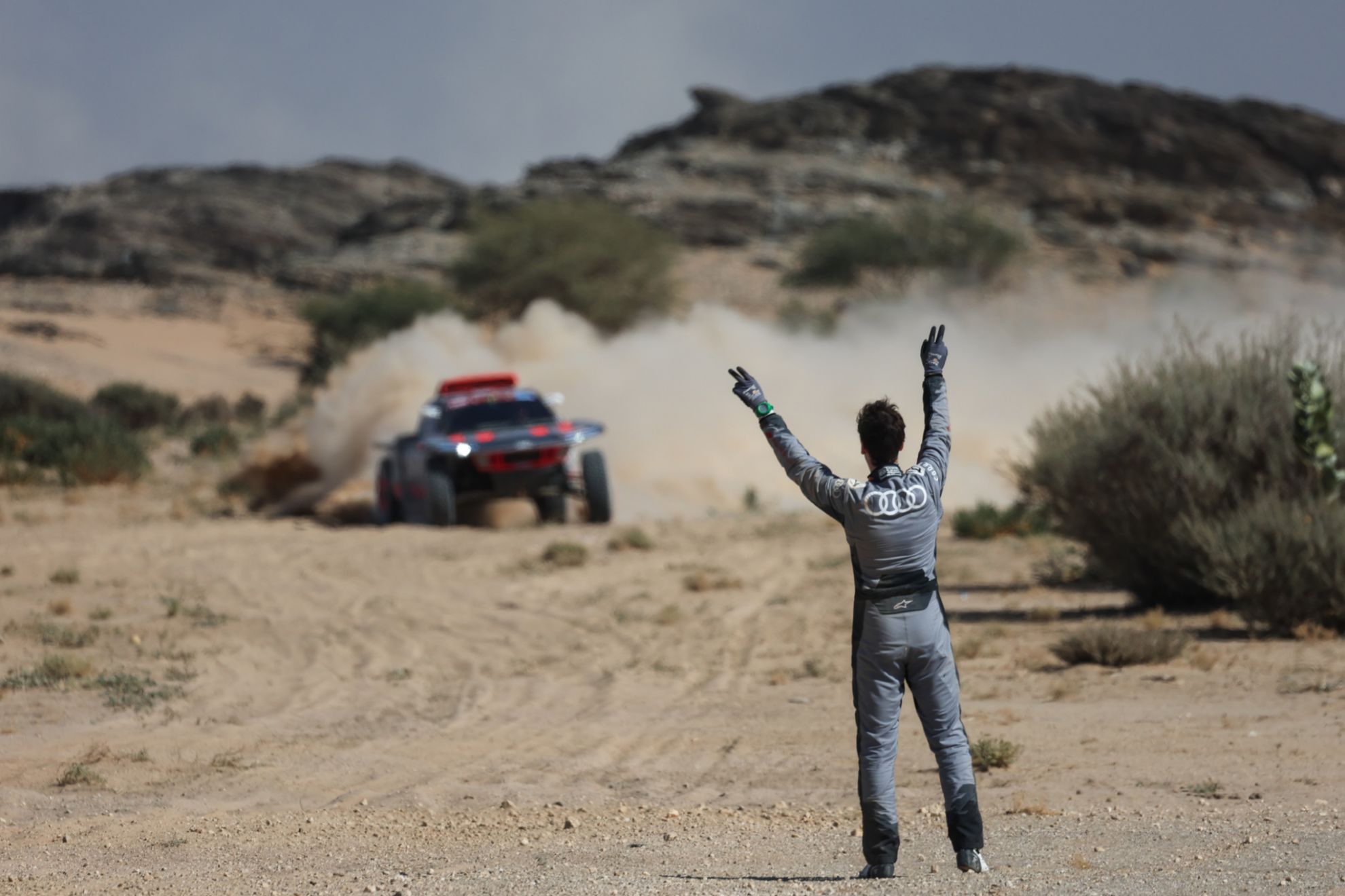 El trabajo de equipo de Audi puede acabar decantando el Dakar.