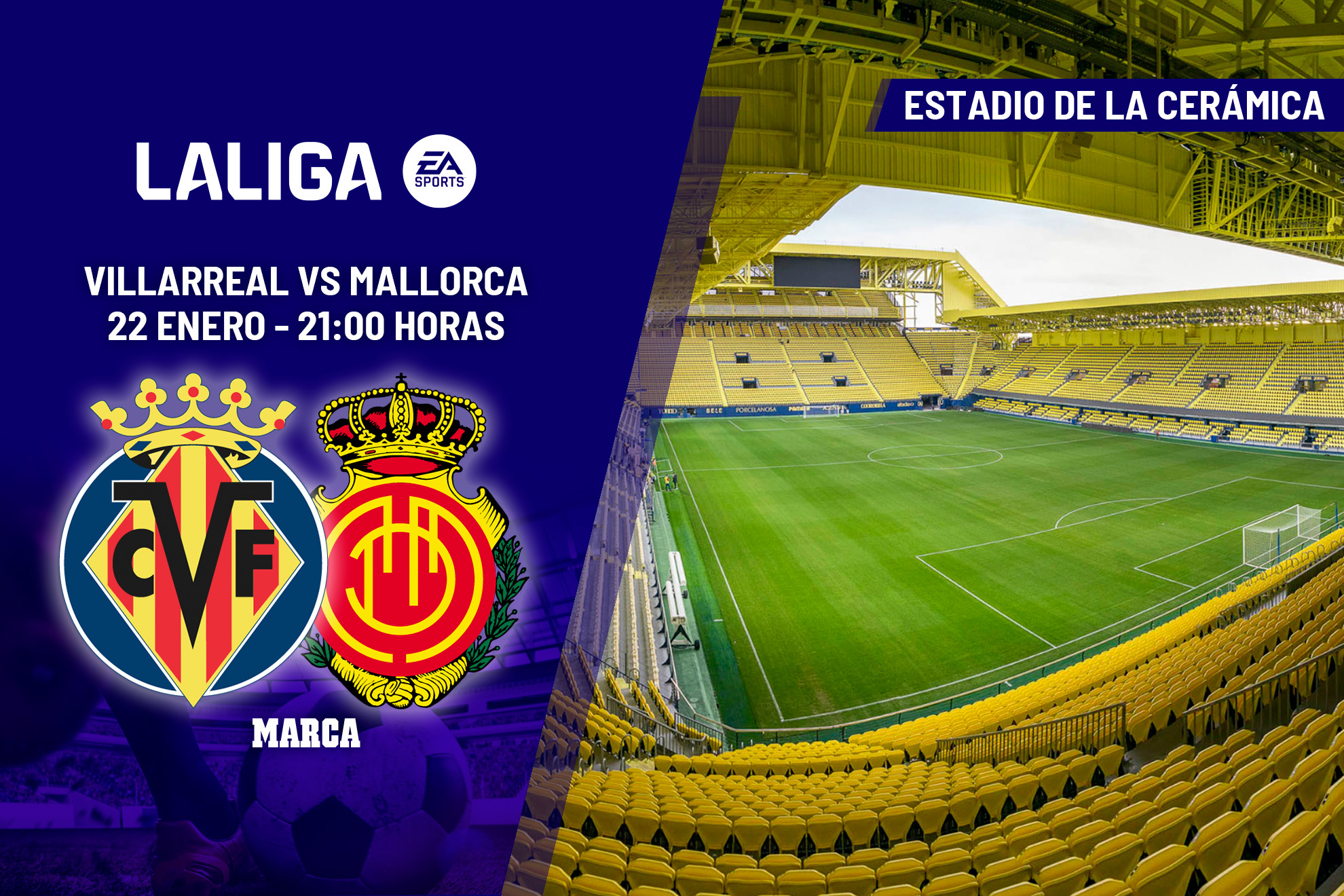 Villarreal - Mallorca: horario y dónde ver en TV y canal del partido de LaLiga EA Sports