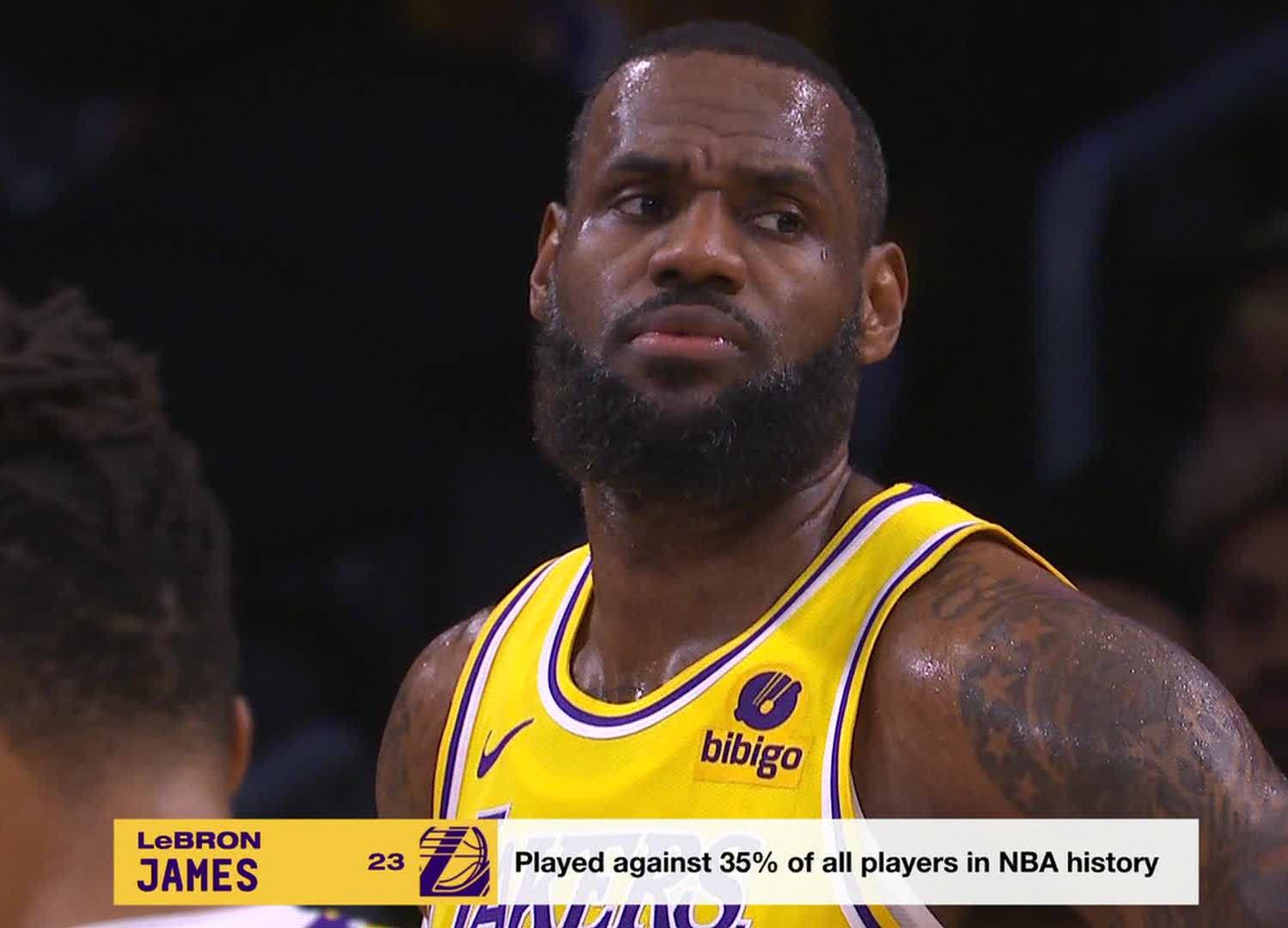 The crazy stat that highlights LeBron James' longevity: he's faced 35% ...