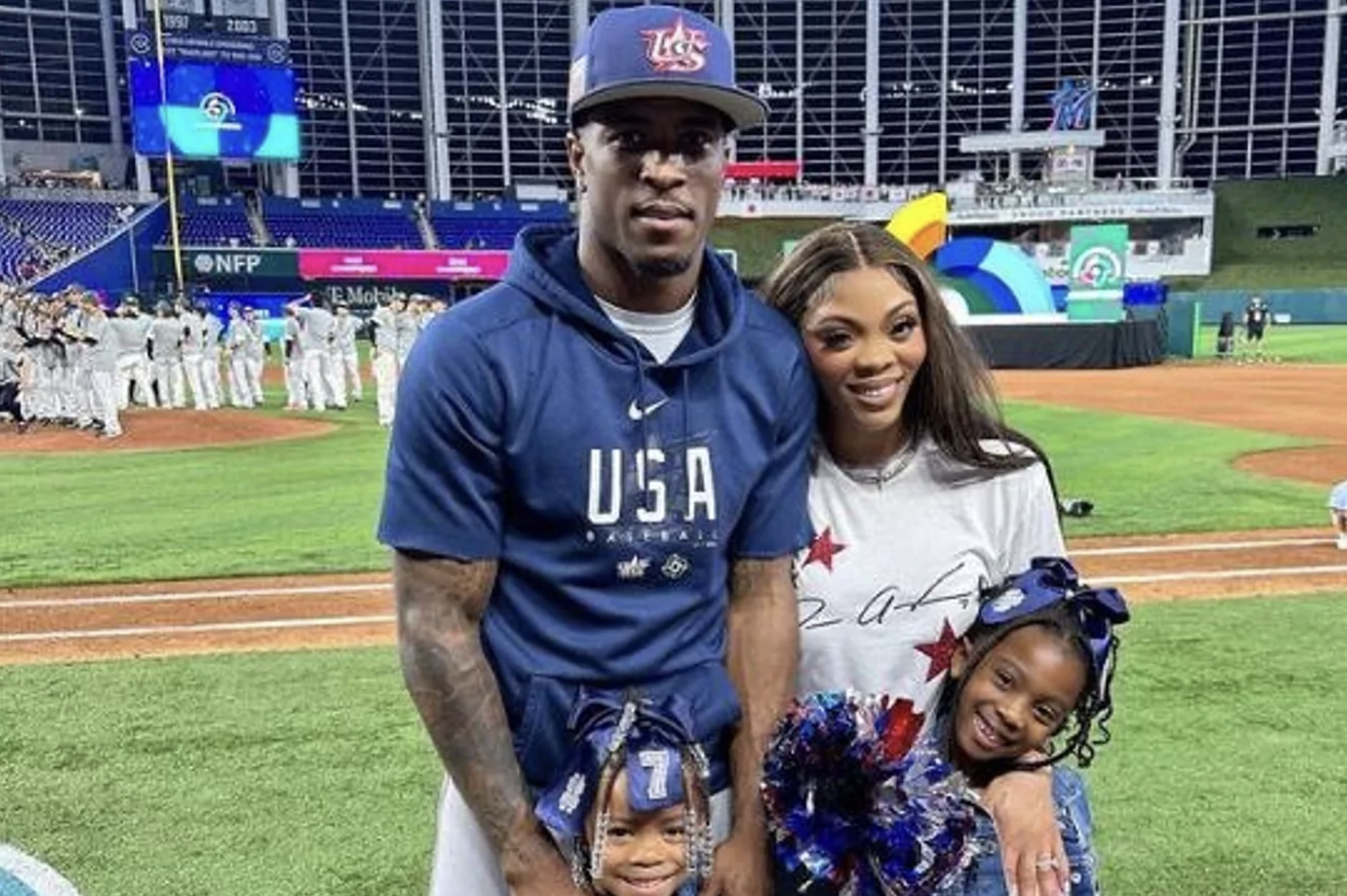 Tim Anderson surprises with new child with wife Bria after he had another out of wedlock