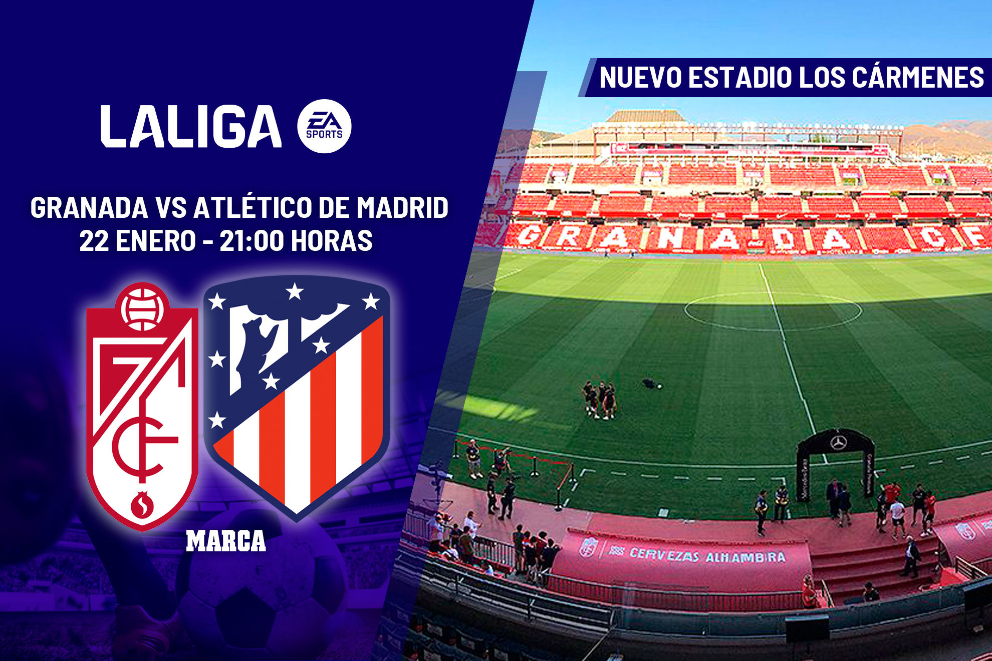 Granada - Atltico, hoy en directo | LaLiga EA Sports en vivo: inicio muy reido entre ambos equipos