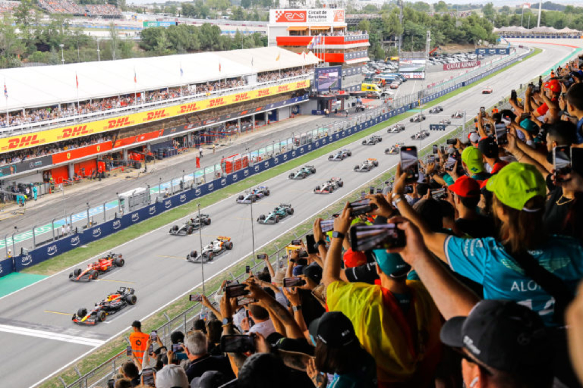 Una imagen del último Gran Premio de España de F1.