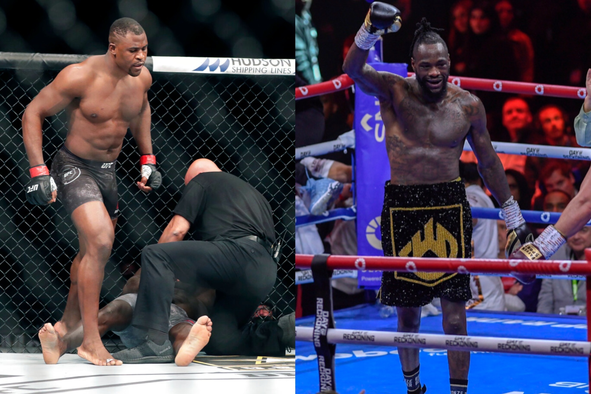 Francis Ngannou is waiting for Deontay Wilders return.