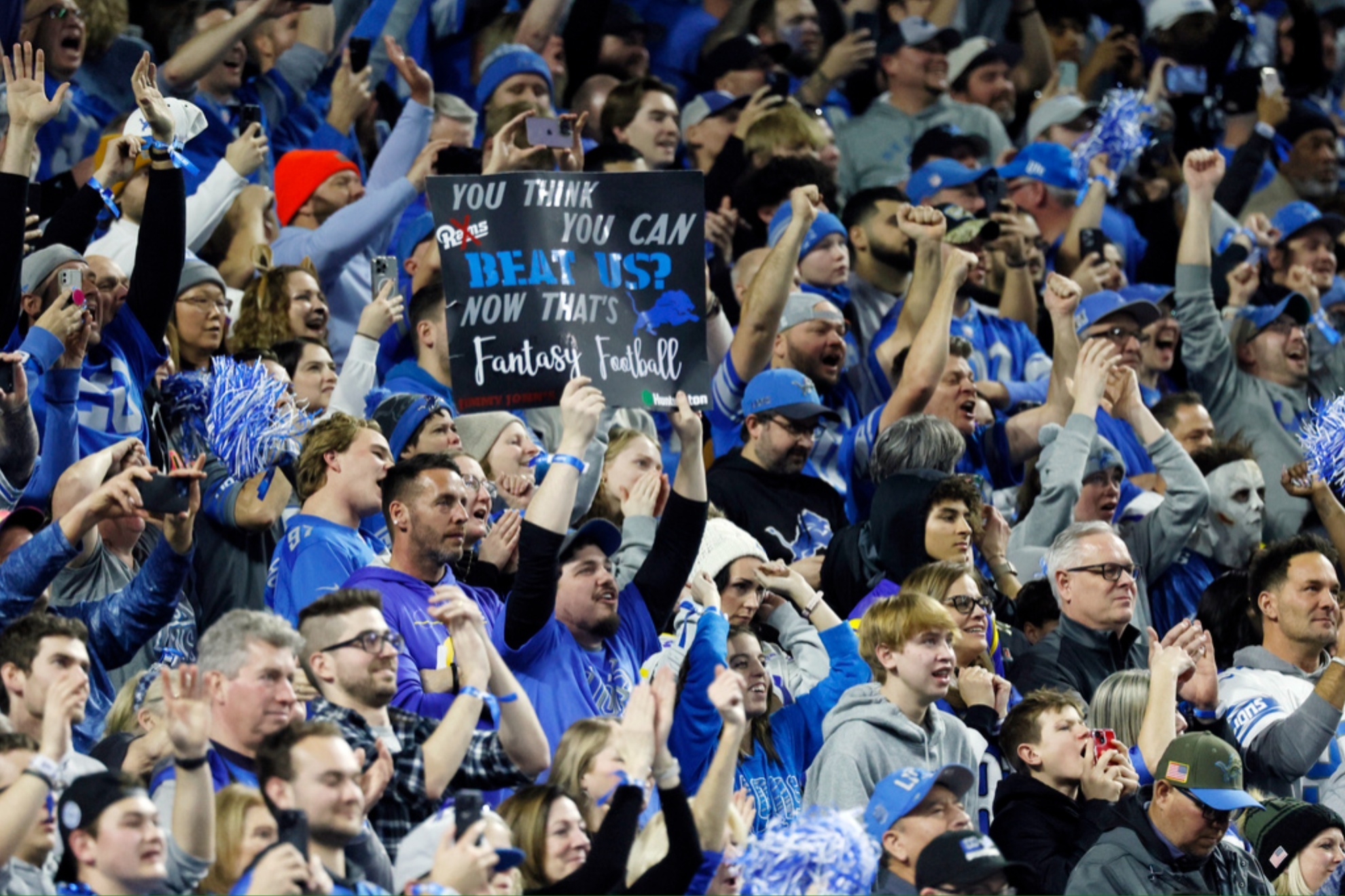 The Detroit Lions fans are some of the loudest among NFL fan bases