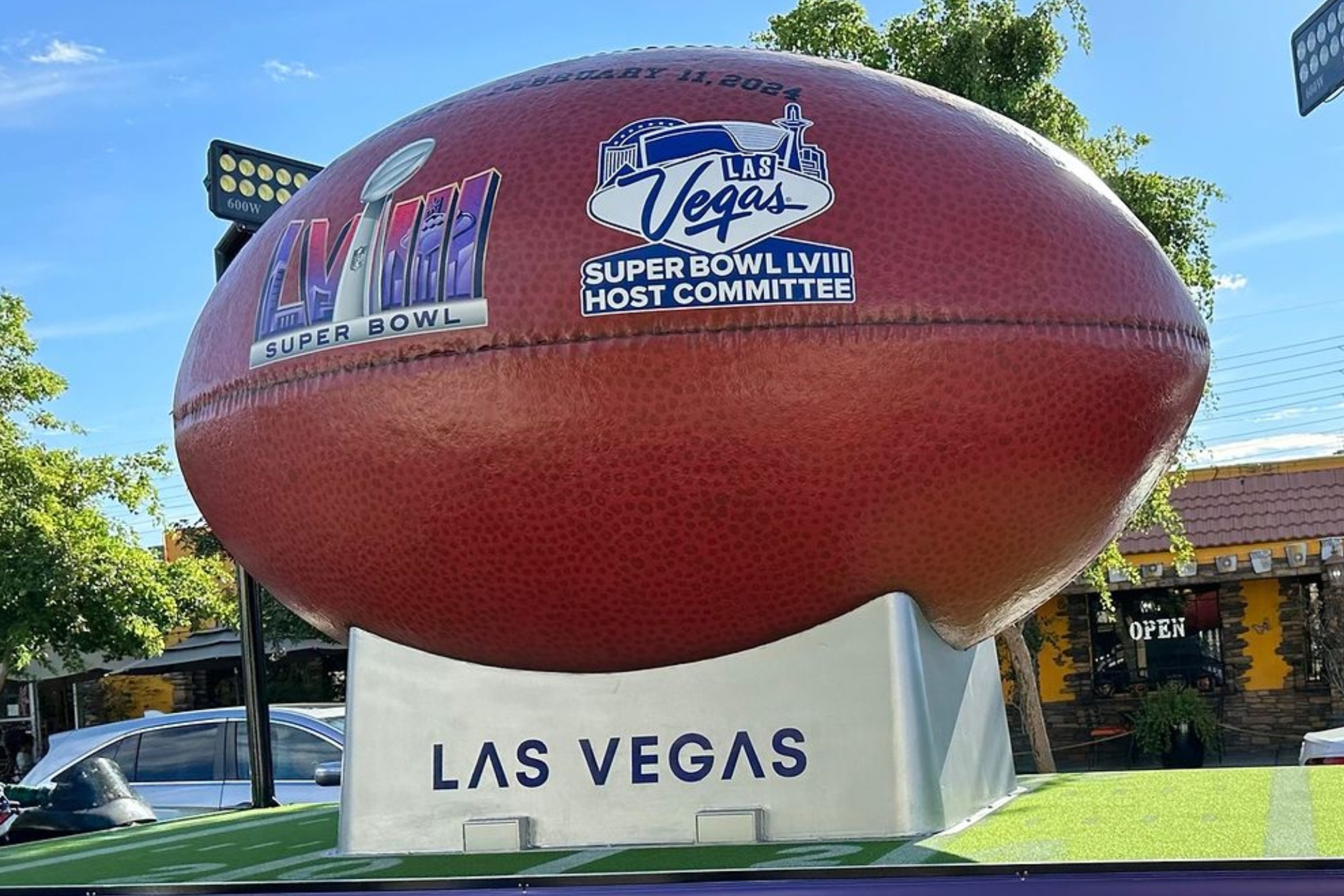 Everything is ready for the Super Bowl LVIII in Las Vegas.