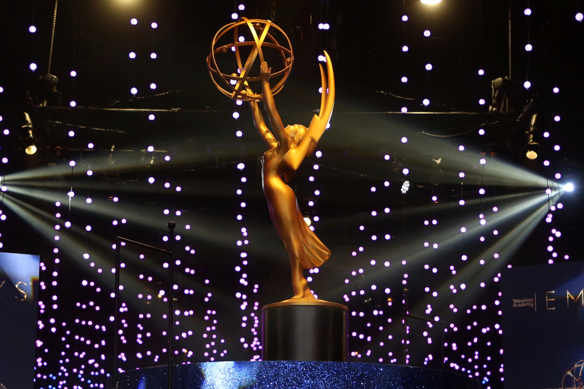 Emmy statue.