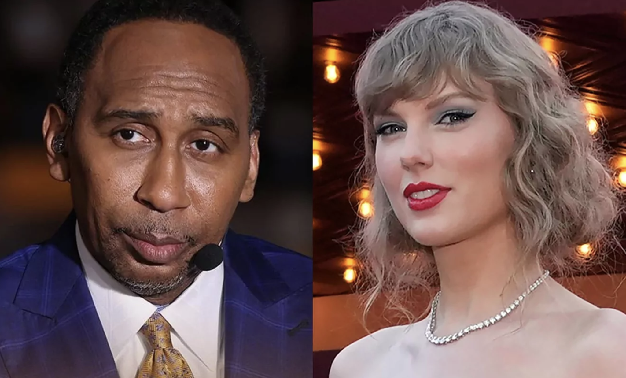 Stephen A. Smith and Taylor Swift
