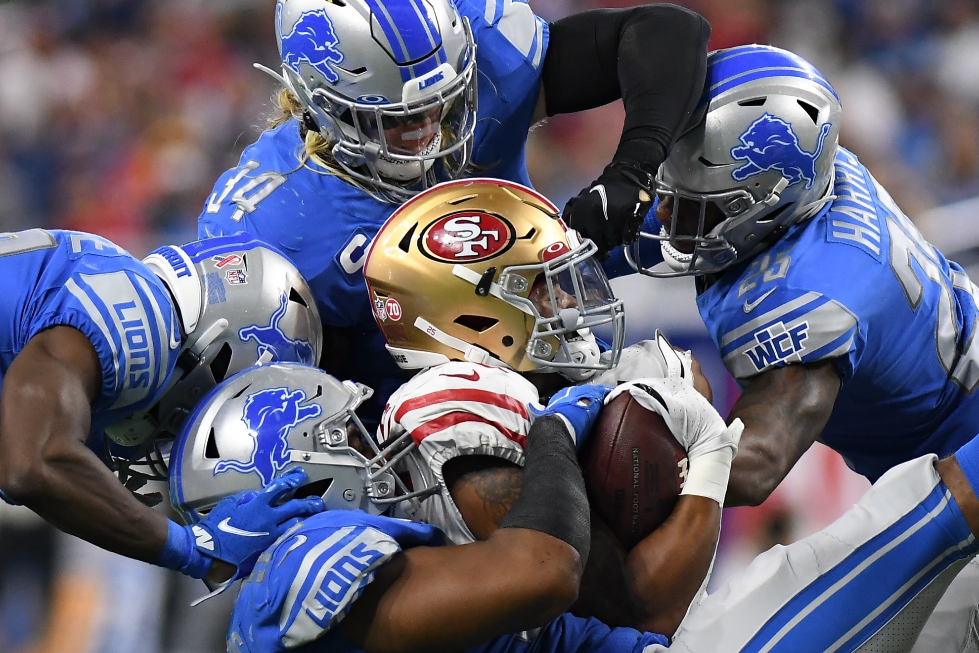 Detroit Lions and San Francisco 49ers will dispute the NFC title this Sunday.