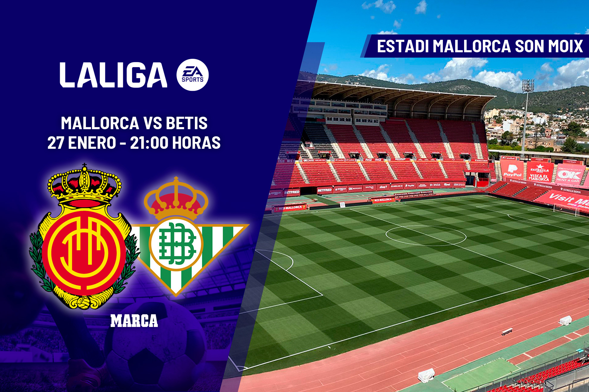 Mallorca - Betis | Jornada 22 en Primera división