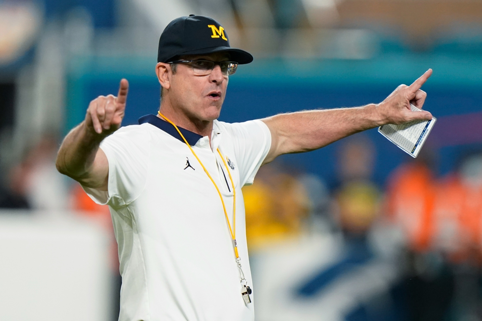 Jim Harbaugh recently won the National Title with Michigan.