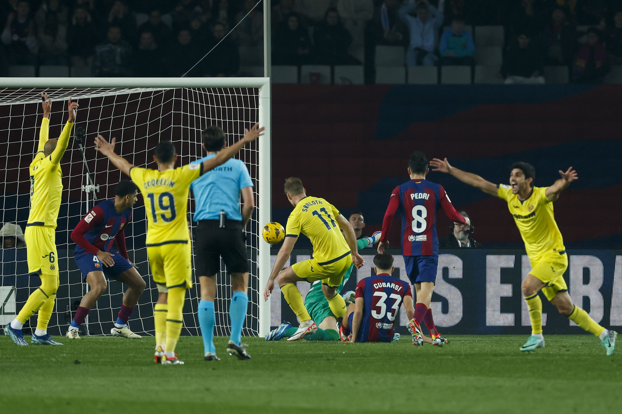 Alexander Sorloth scores Villarreals fourth goal