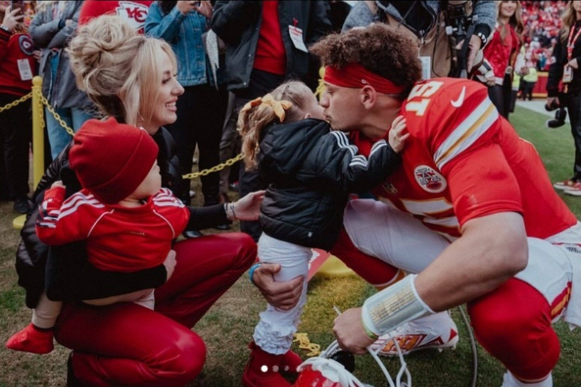 Sterling is Patrick Mahomes number one fan.