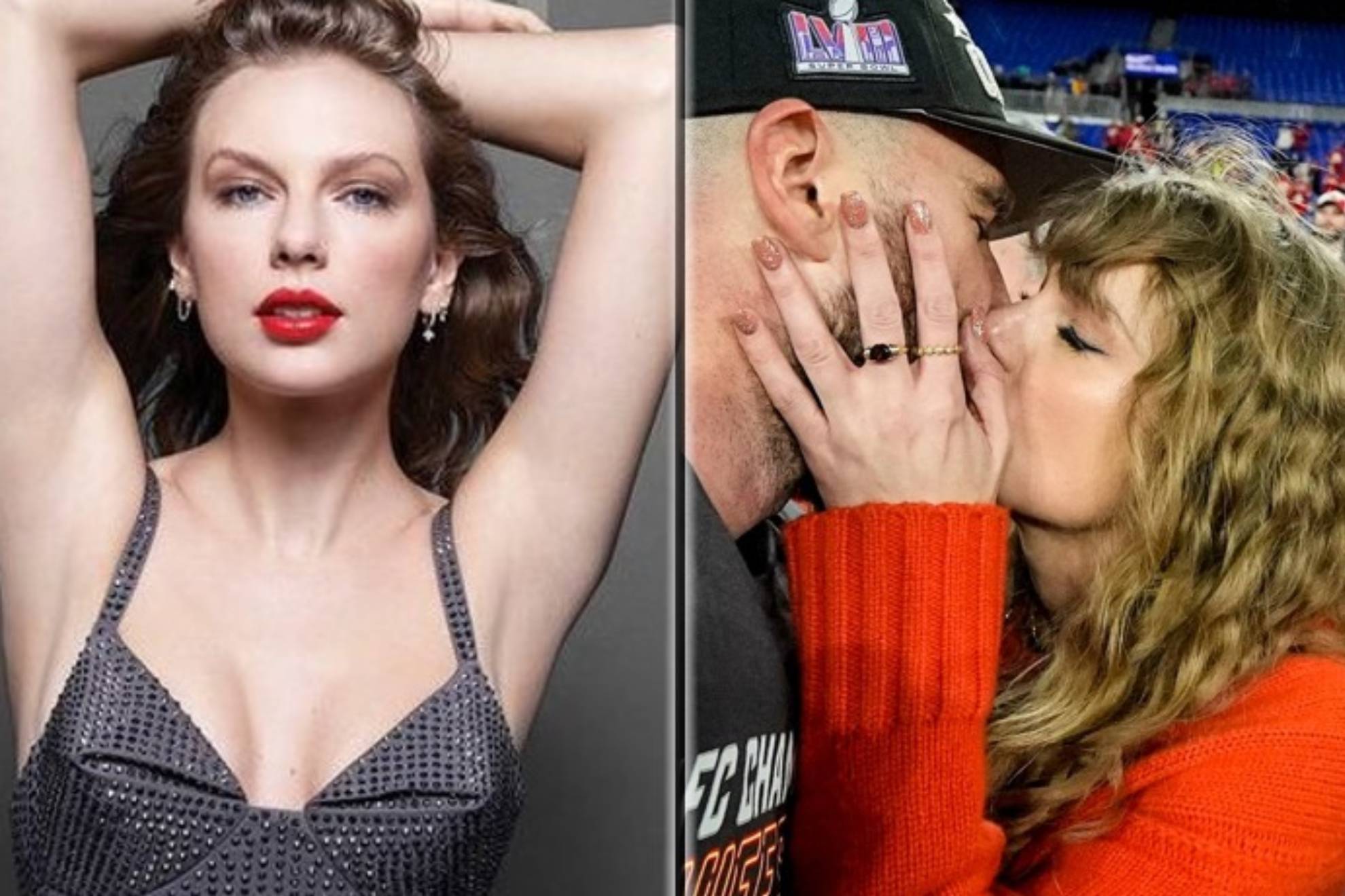 La cantante Taylor Swift celebr a lo grande, con beso a Travis Kelce incluido, el triunfo de los Kansas City Chiefs ante los Baltimore Ravens para ganar la AFC y clasificarse para jugar la final de la Super Bowl 2024 ante los San Francisco 49ers.