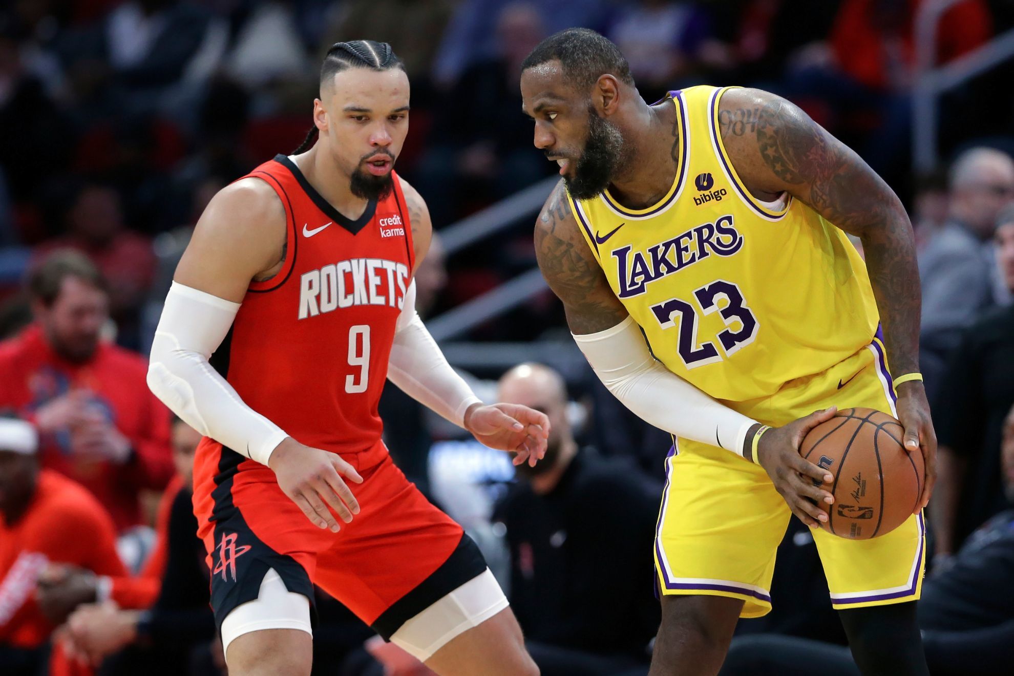 Dillon Brooks reignites beef with LeBron James as Rockets dominate Lakers