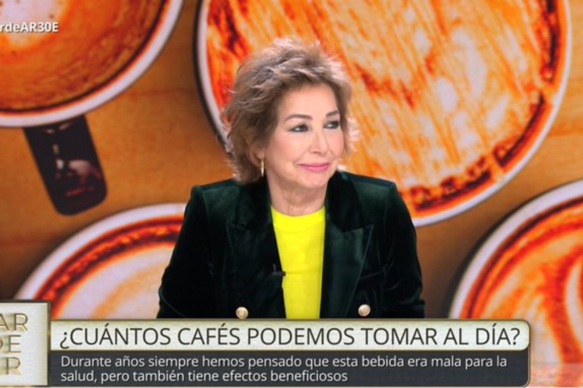 Ana Rosa Quintana desvela por qu sustituira el caf: Me lo ha recomendado el mdico