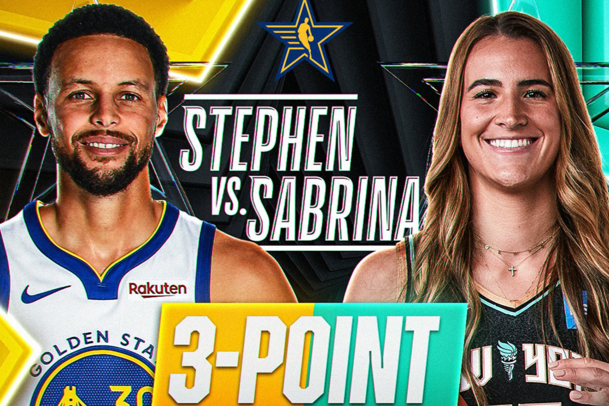 Stephen Curry vs Sabrina Ionescu: batalla de sexos a base de triples