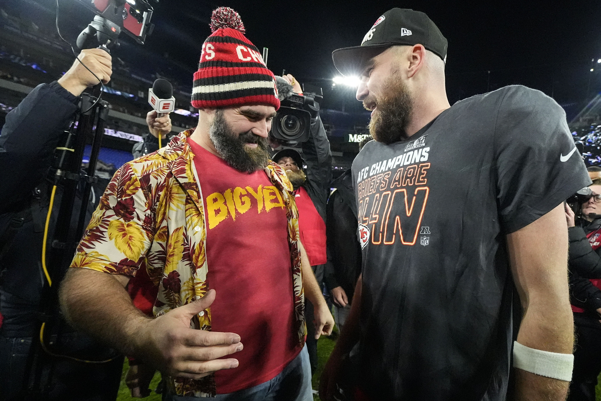 The Kelce brothers