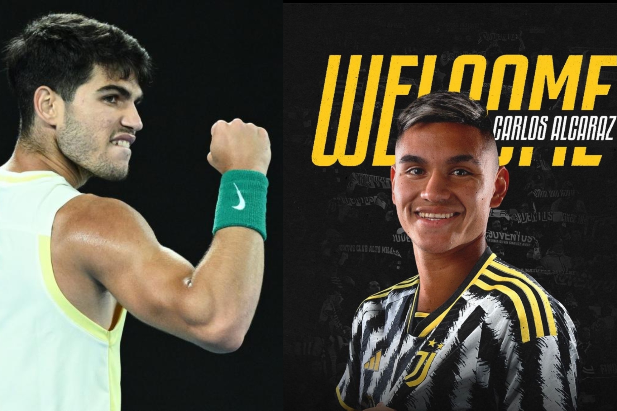 Carlos Alcaraz (tenista) y Carlos Alcaraz (futbolista).
